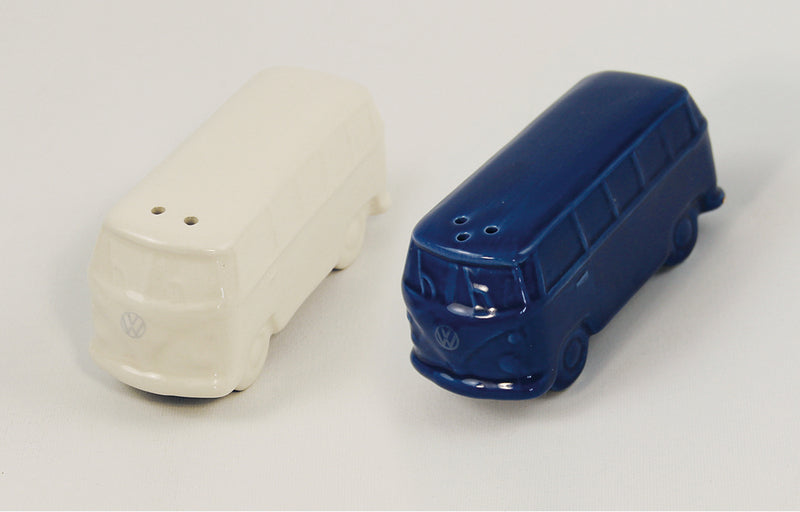 VW Collection by BRISA Salz+Pfefferstreuer blau+weiß