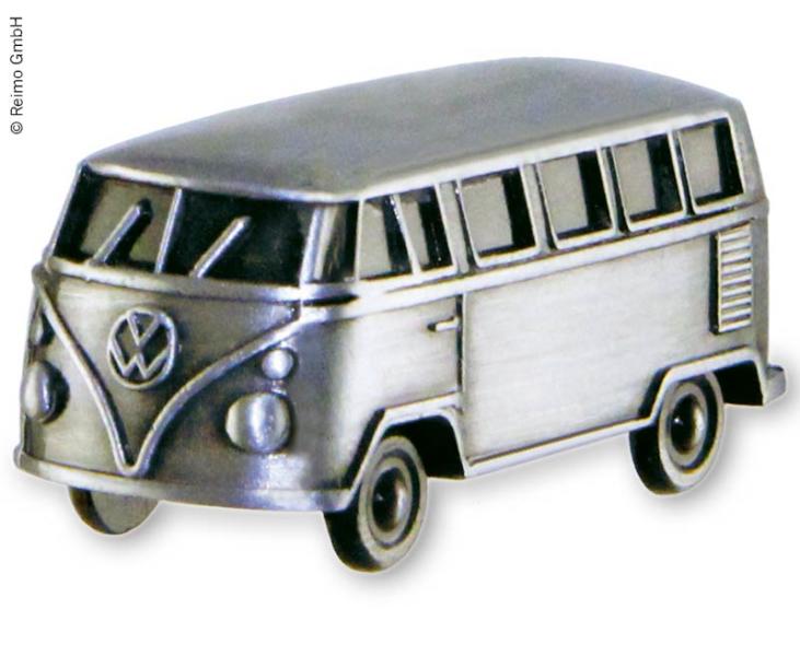 VW Collection by BRISA T1 Bulli 3D-Dekomagnet – Antiksilberoptik