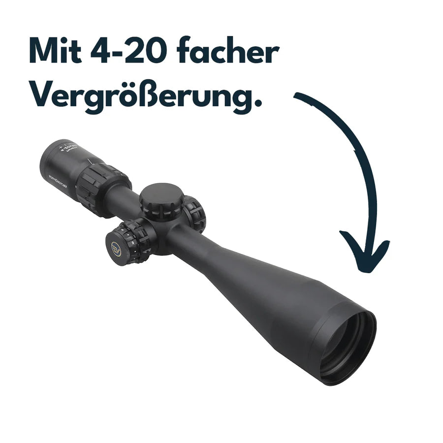 VectorOpticsVector Optics SCOL - 44 Paragon 4 - 20x50 - Black Raptor