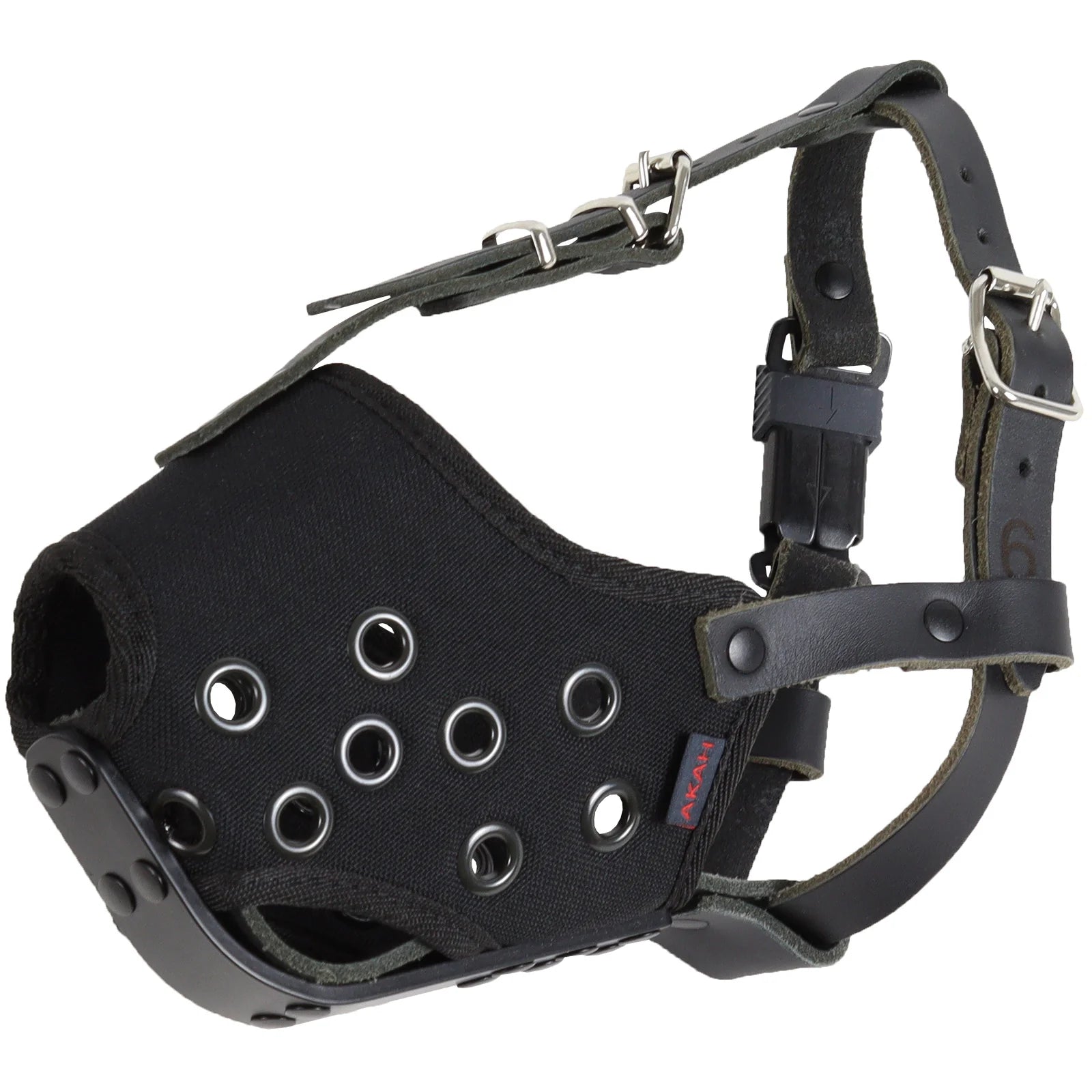AKAH Maulkorb Quasi aus Cordura mit Aluminiumsch Gr. 8-10 – Ansicht 2