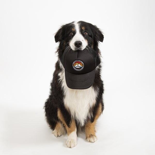 Reimo Trucker-Cap LIFE IS A JOURNEY – Schwarz, verstellbar