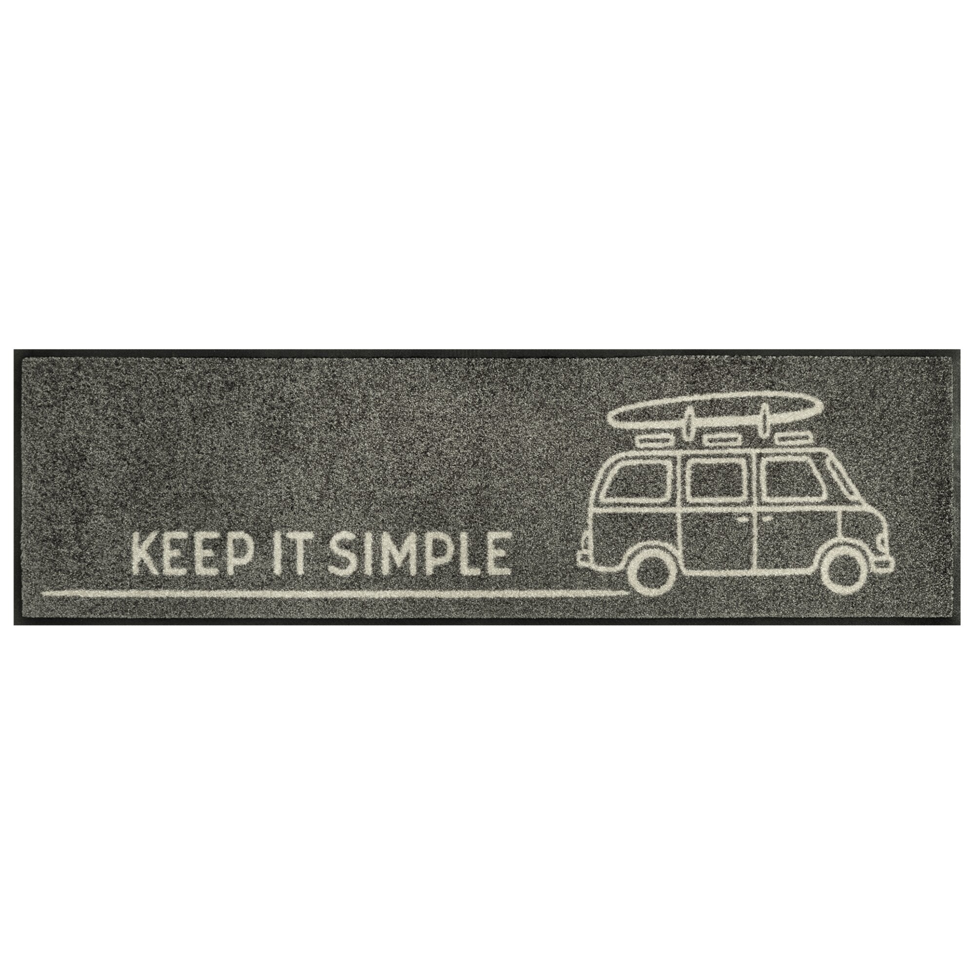 Fußmatte Keep it Simple, 75 x 35 cm