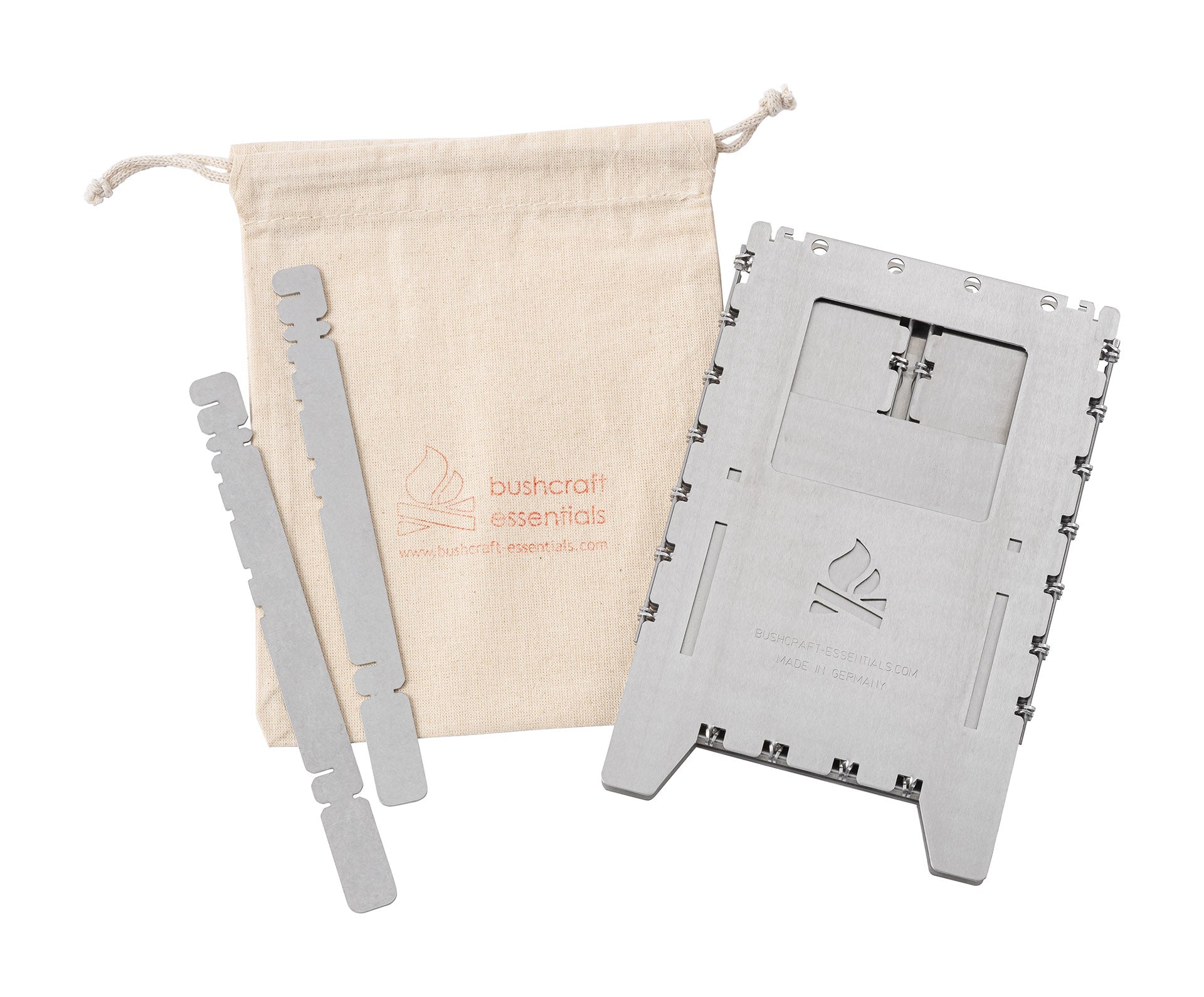 Bushbox XL aufgebaut mit Topfauflagen