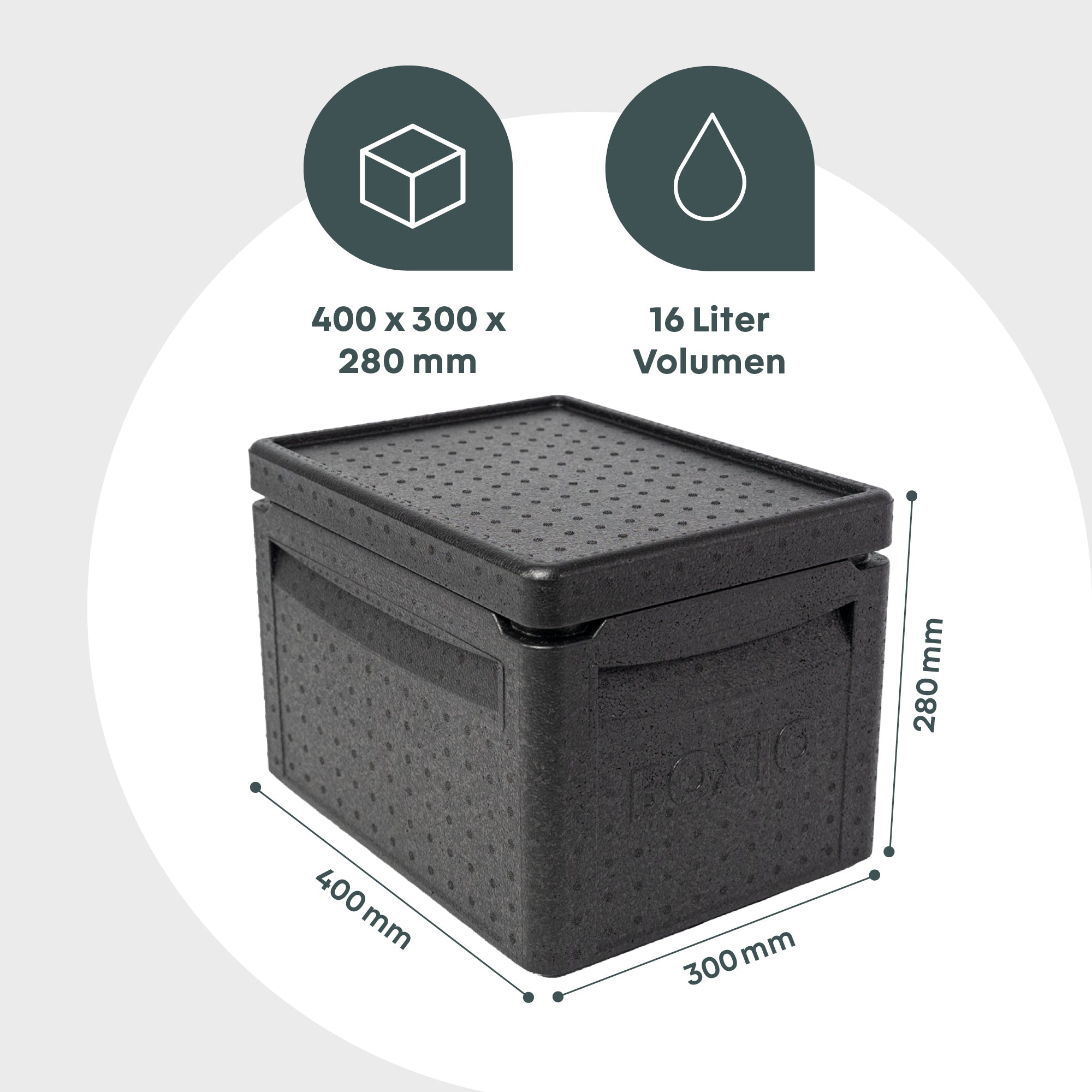 BOXIO - COOL | Passive Kühlbox – Produktansicht 2