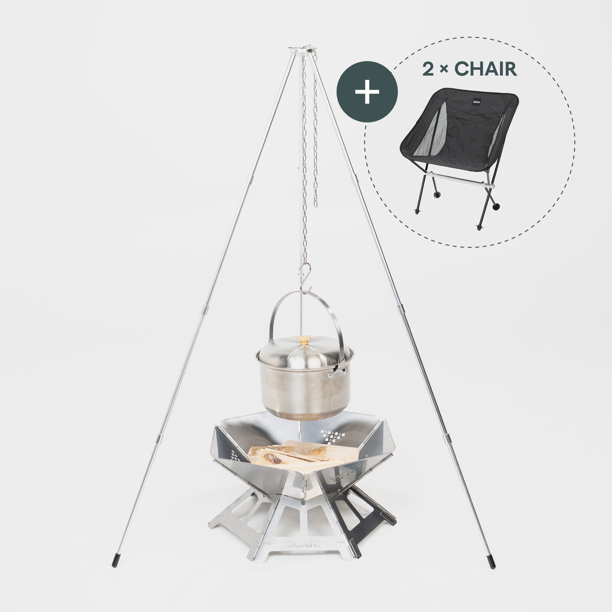 BOXIO CAMPFIRE | Lagerfeuer Bundle – Produktansicht 1