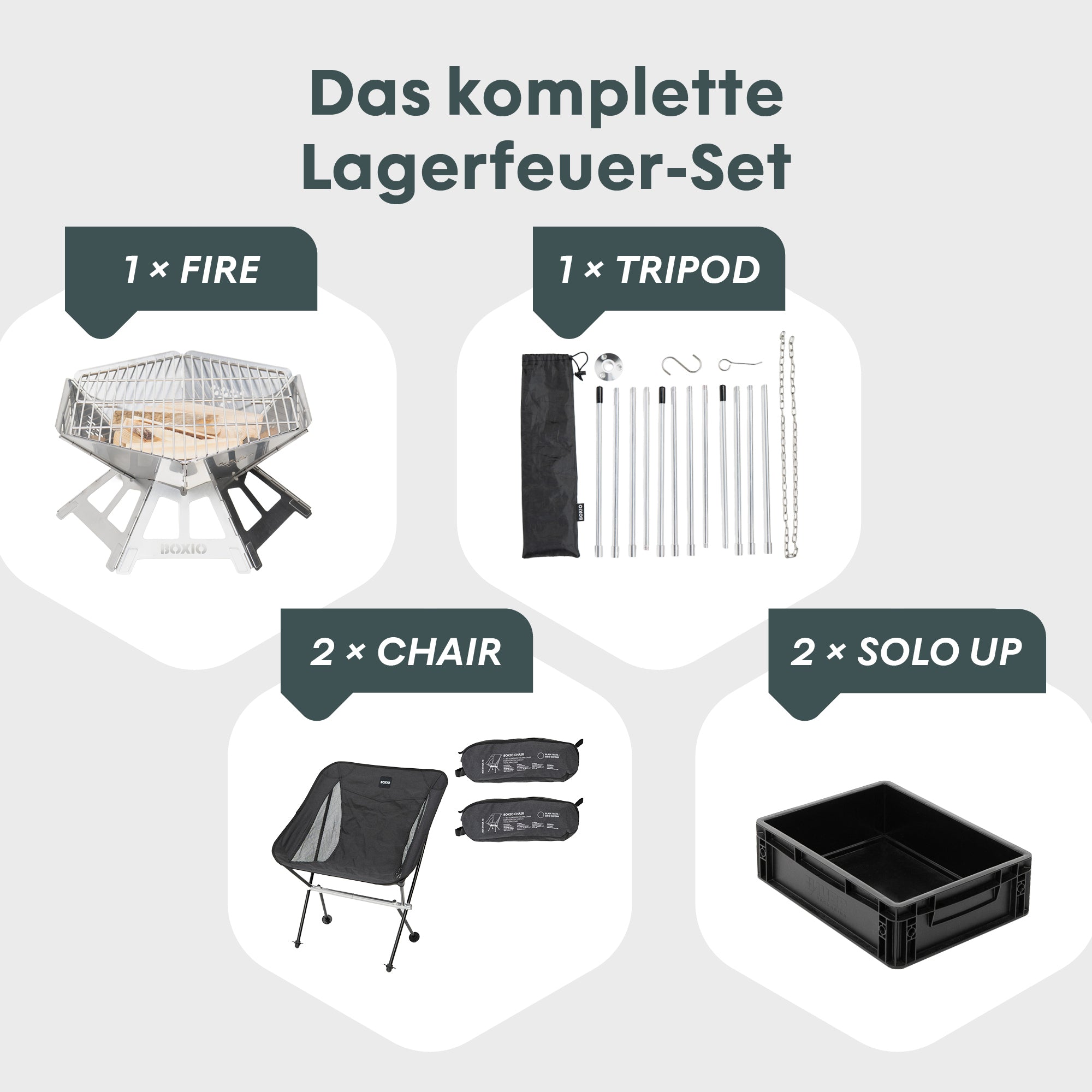 BOXIO CAMPFIRE | Lagerfeuer Bundle – Produktansicht 2