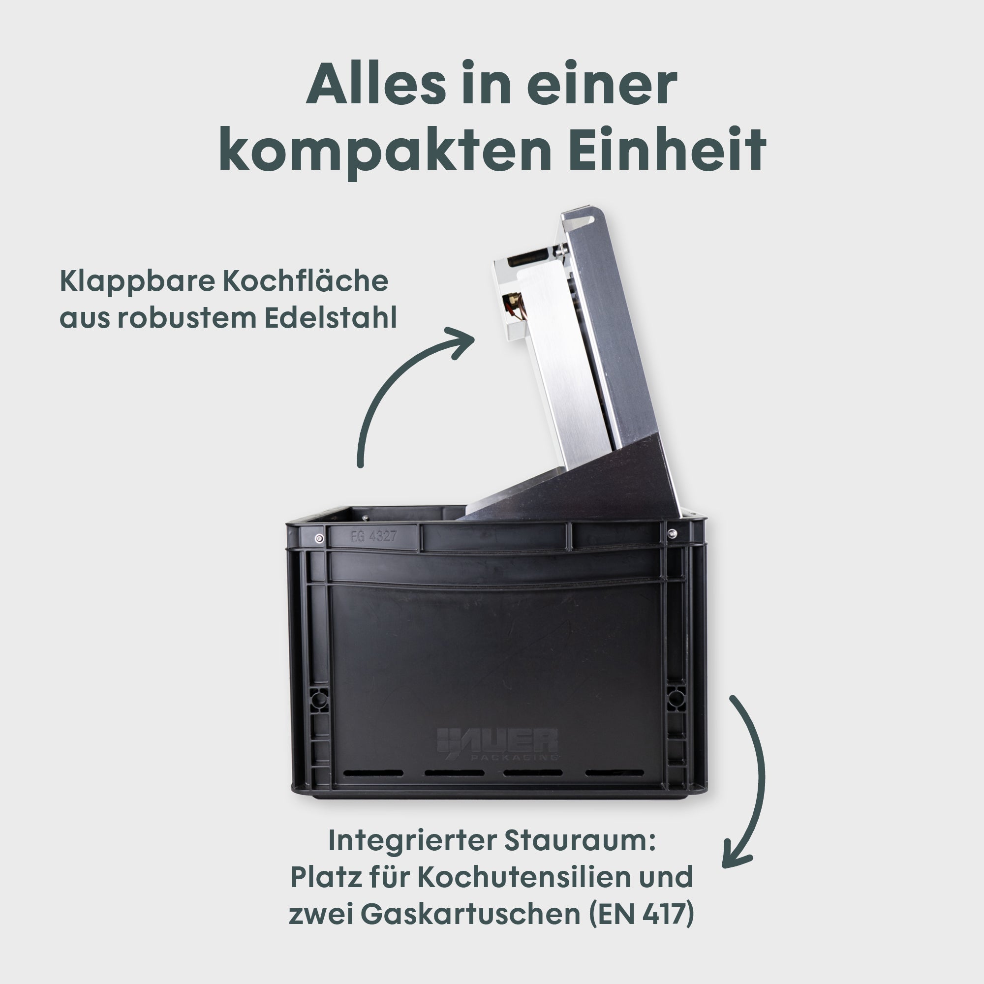 BOXIO COOK 2.0 | Camping Gaskocher – Produktansicht 3
