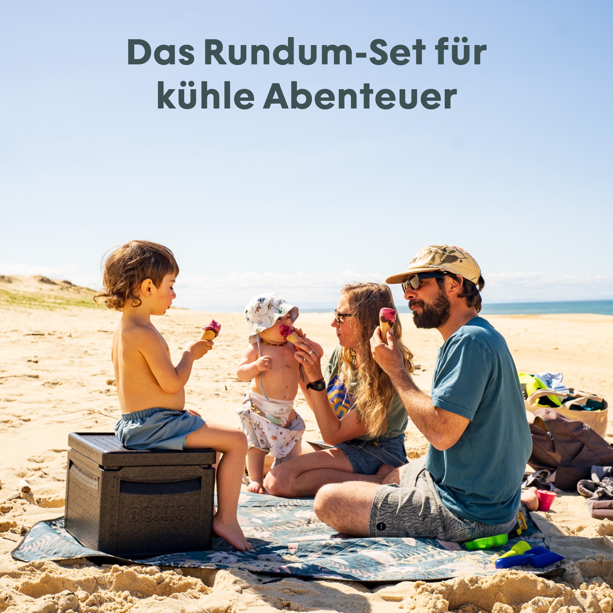 BOXIO - COOL PLUS | Passive Kühlbox mit Kühlakkus – Produktansicht 2