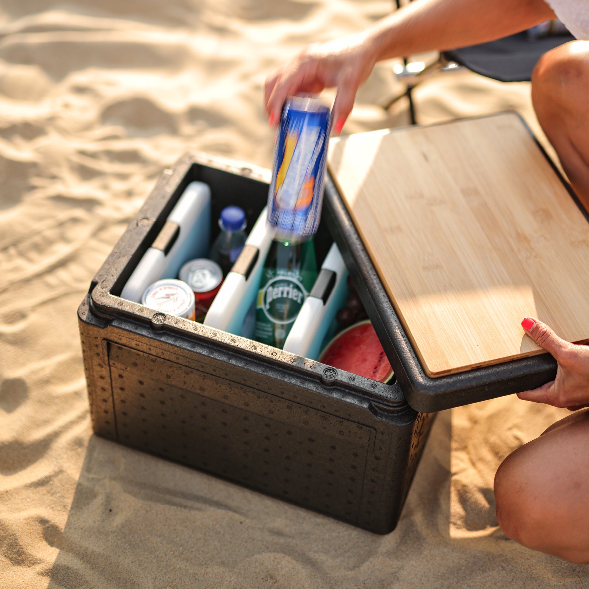 BOXIO - COOL PLUS | Passive Kühlbox mit Kühlakkus – Produktansicht 6