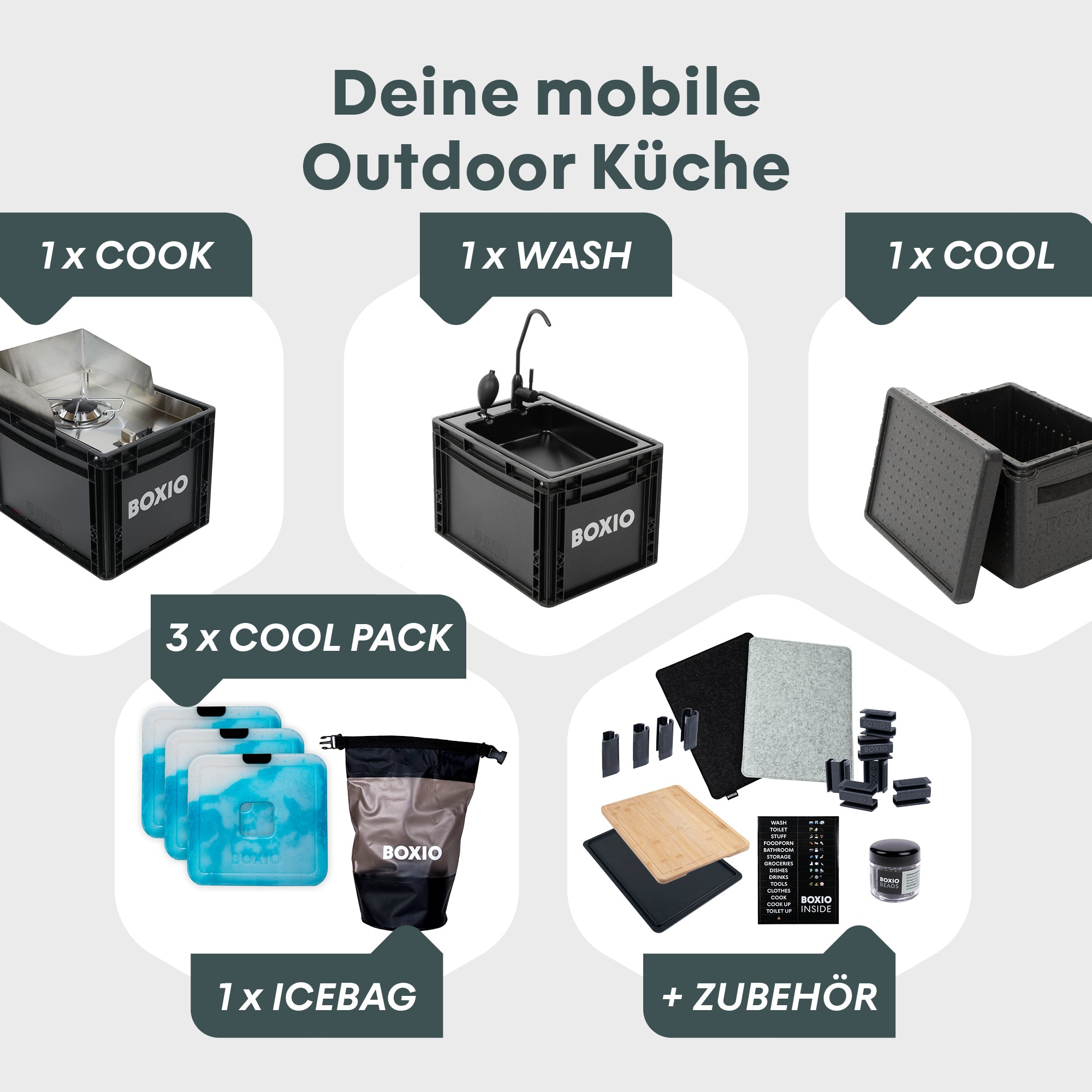 BOXIO KITCHEN BUNDLE | Outdoor Küche – Produktansicht 3