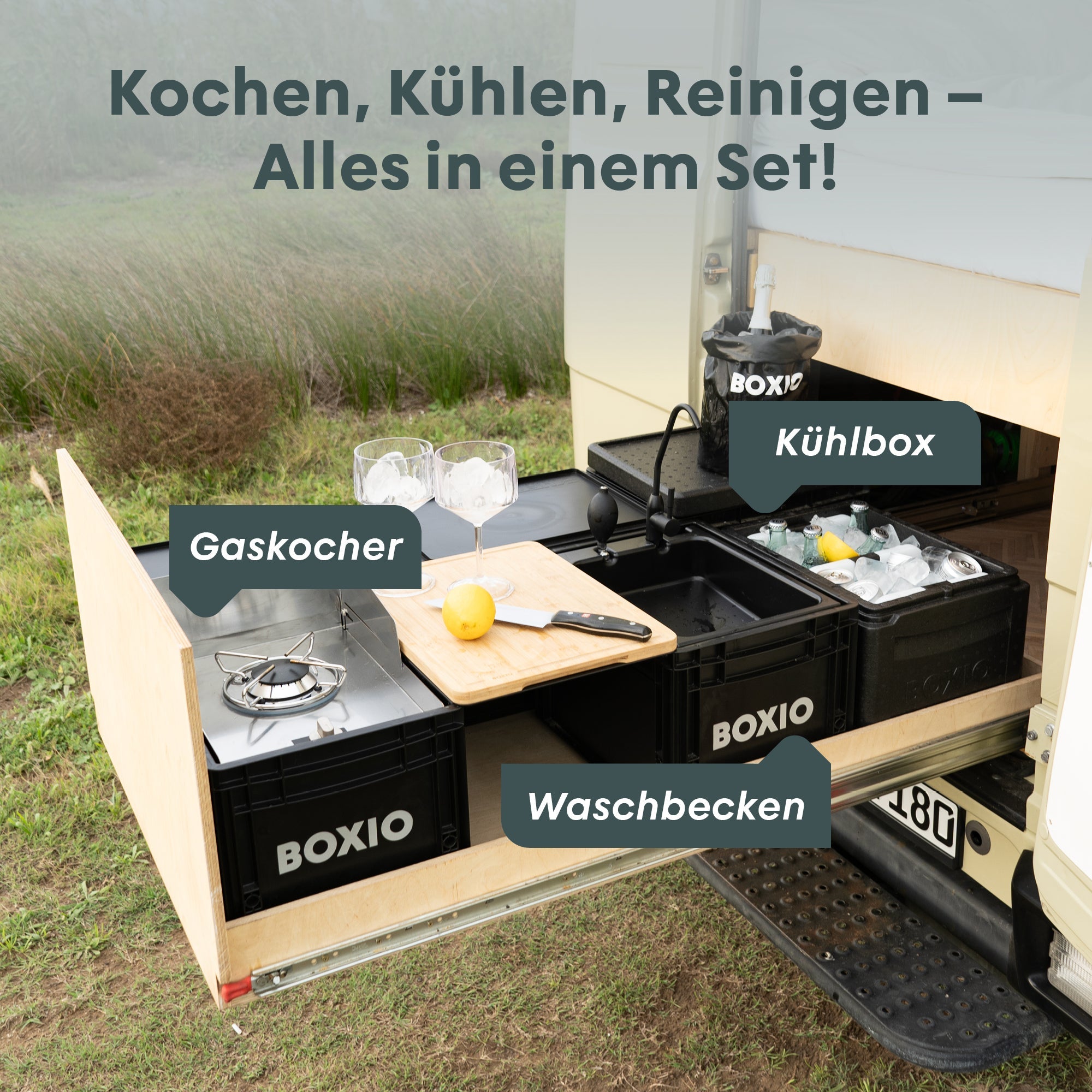 BOXIO KITCHEN BUNDLE | Outdoor Küche – Produktansicht 8