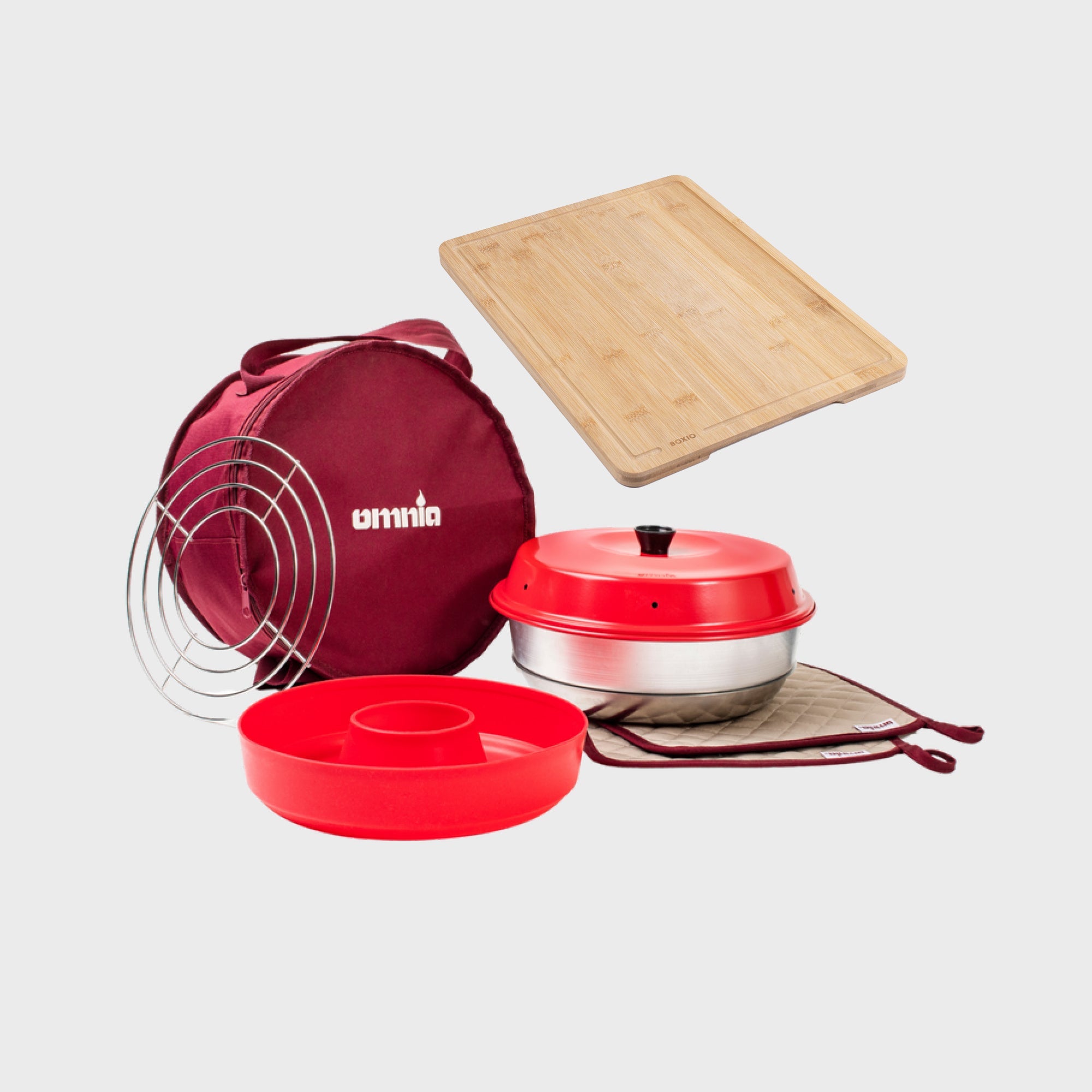 BOXIO x Omnia® Starter Set I Camping Backofen – Produktansicht 1