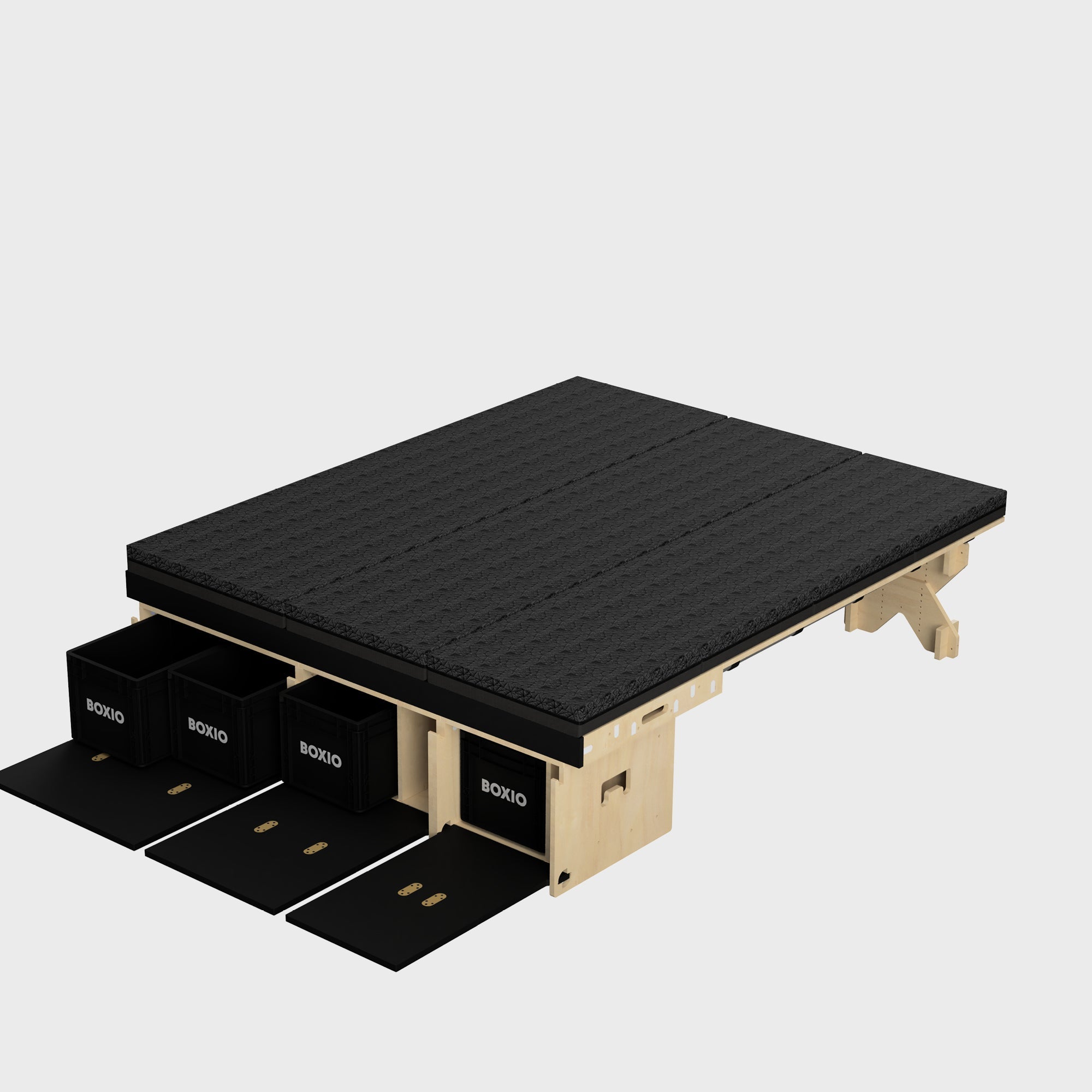 BOXIO RACK BOX + BED BUNDLE XXL I Modulare Campingbox – Produktansicht 6