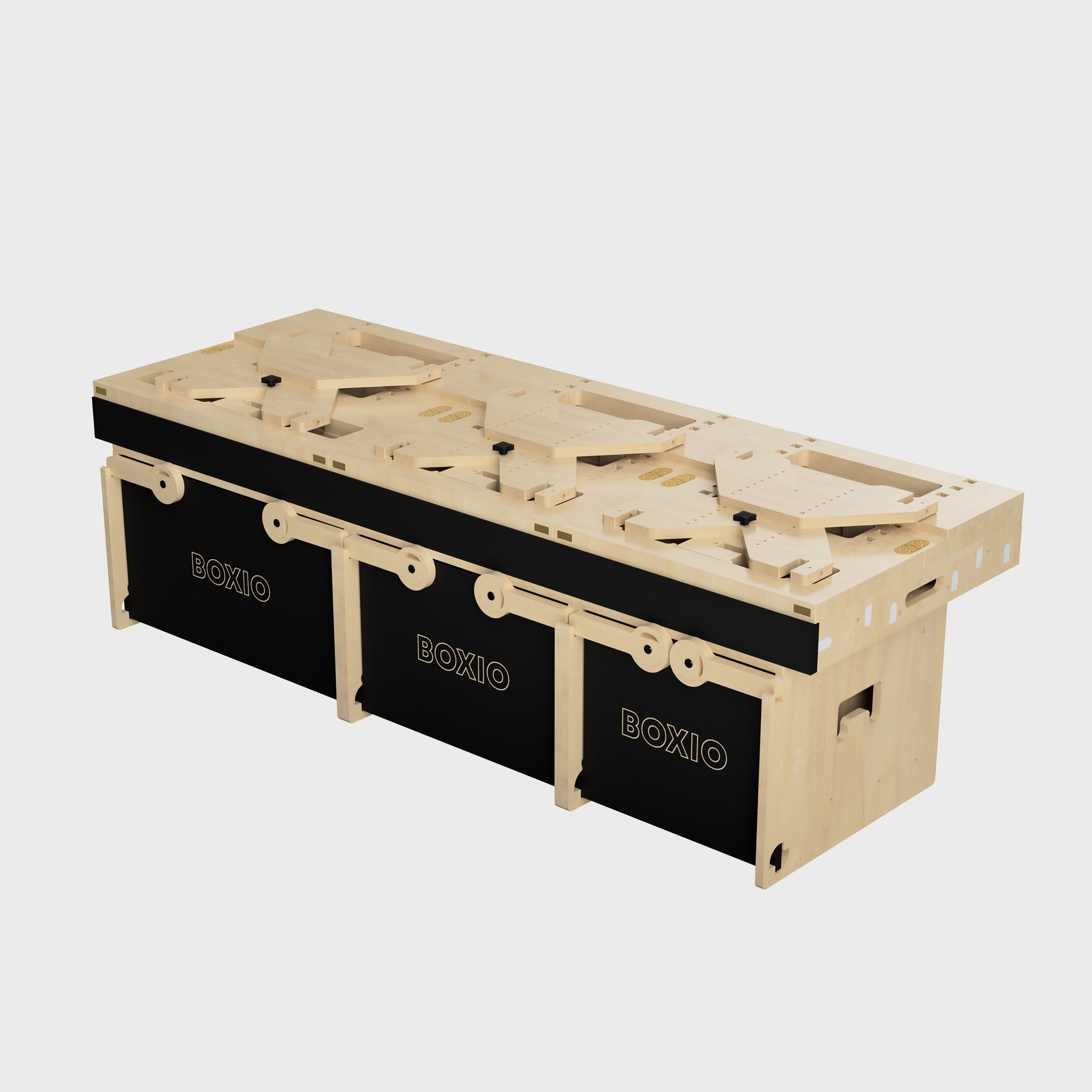 BOXIO RACK BOX + BED BUNDLE XXL I Modulare Campingbox – Produktansicht 4