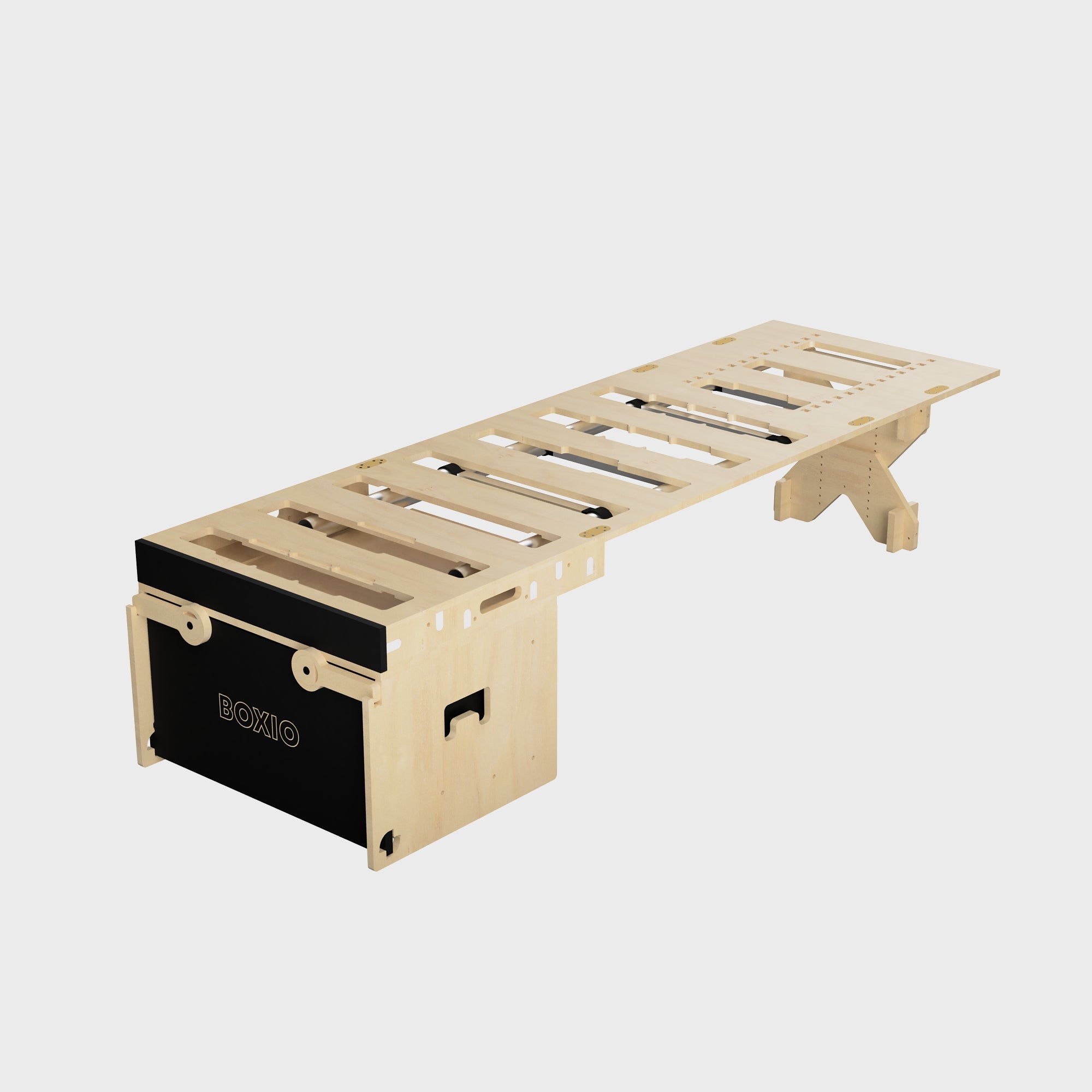 BOXIO RACK BOX + BED BUNDLE S I Modulare Campingbox – Produktansicht 1