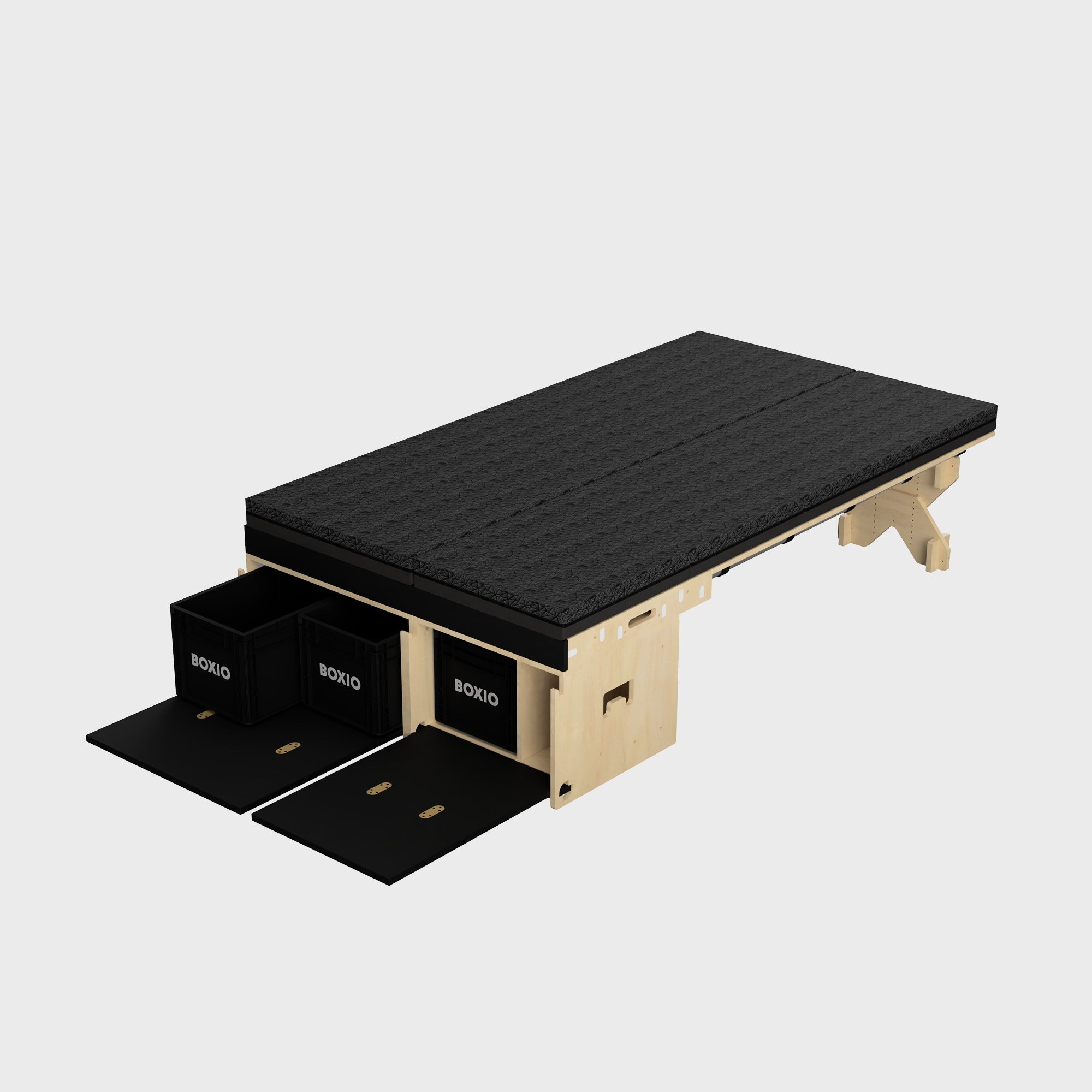 BOXIO RACK BOX + BED L I Modulare Campingbox – Produktansicht 6