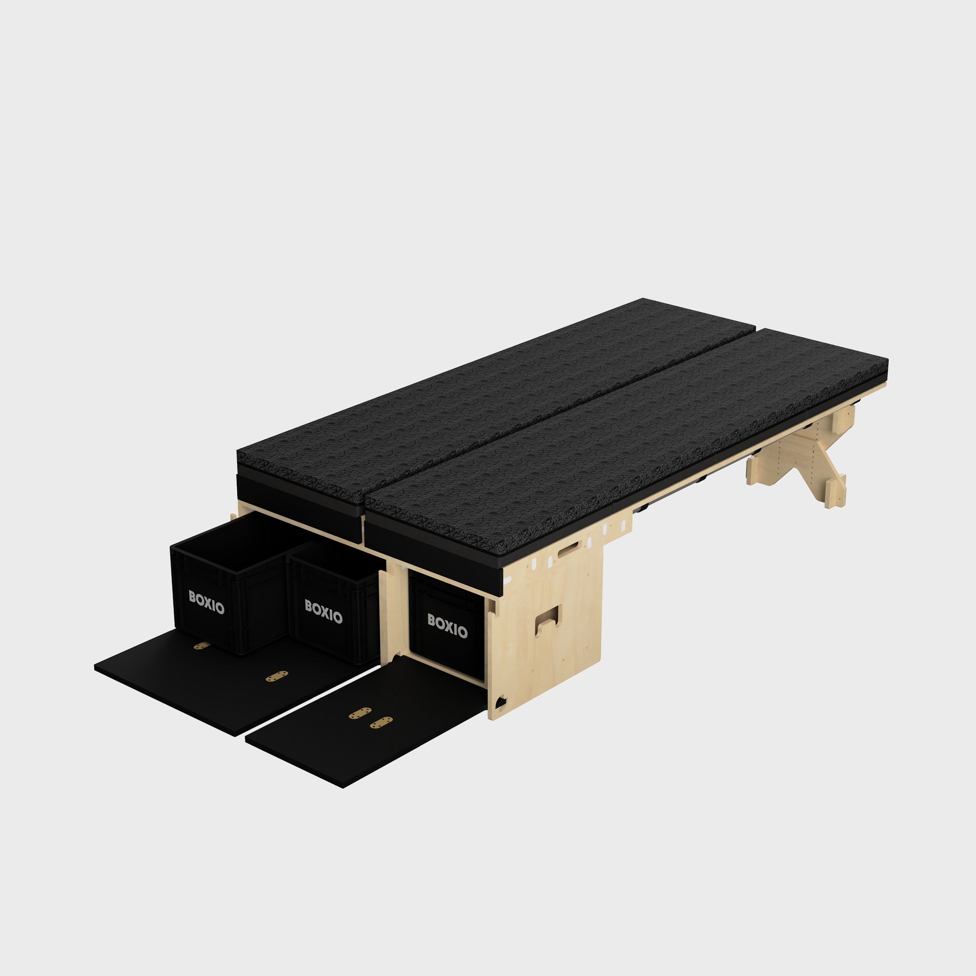 BOXIO RACK BOX + BED BUNDLE M I Modulare Campingbox – Produktansicht 6