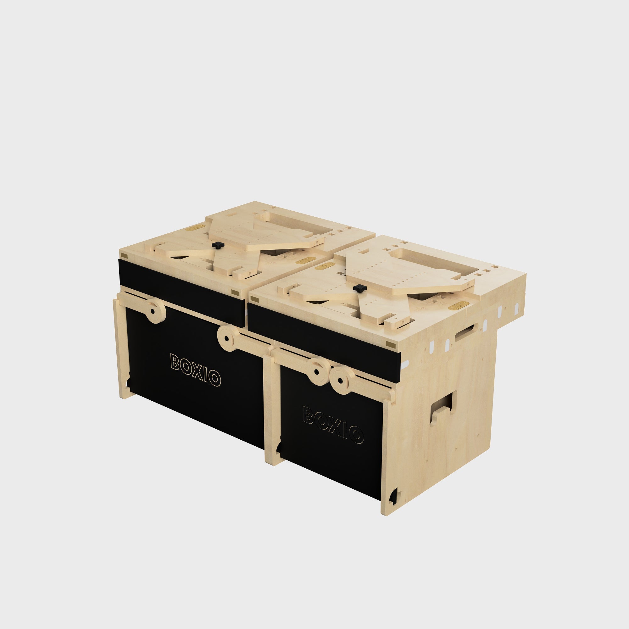 BOXIO RACK BOX + BED BUNDLE M I Modulare Campingbox – Produktansicht 2