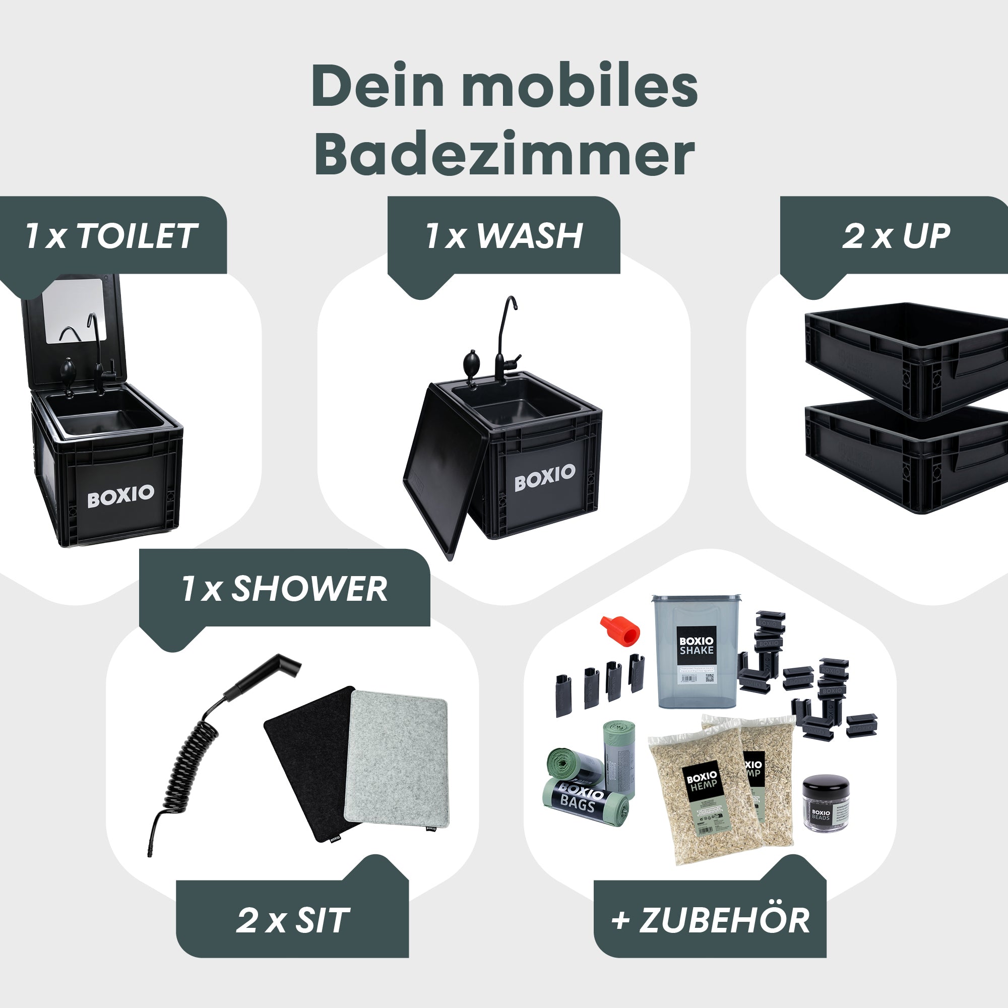 BOXIO SANITARY | Mobiles Badezimmer – Produktansicht 2