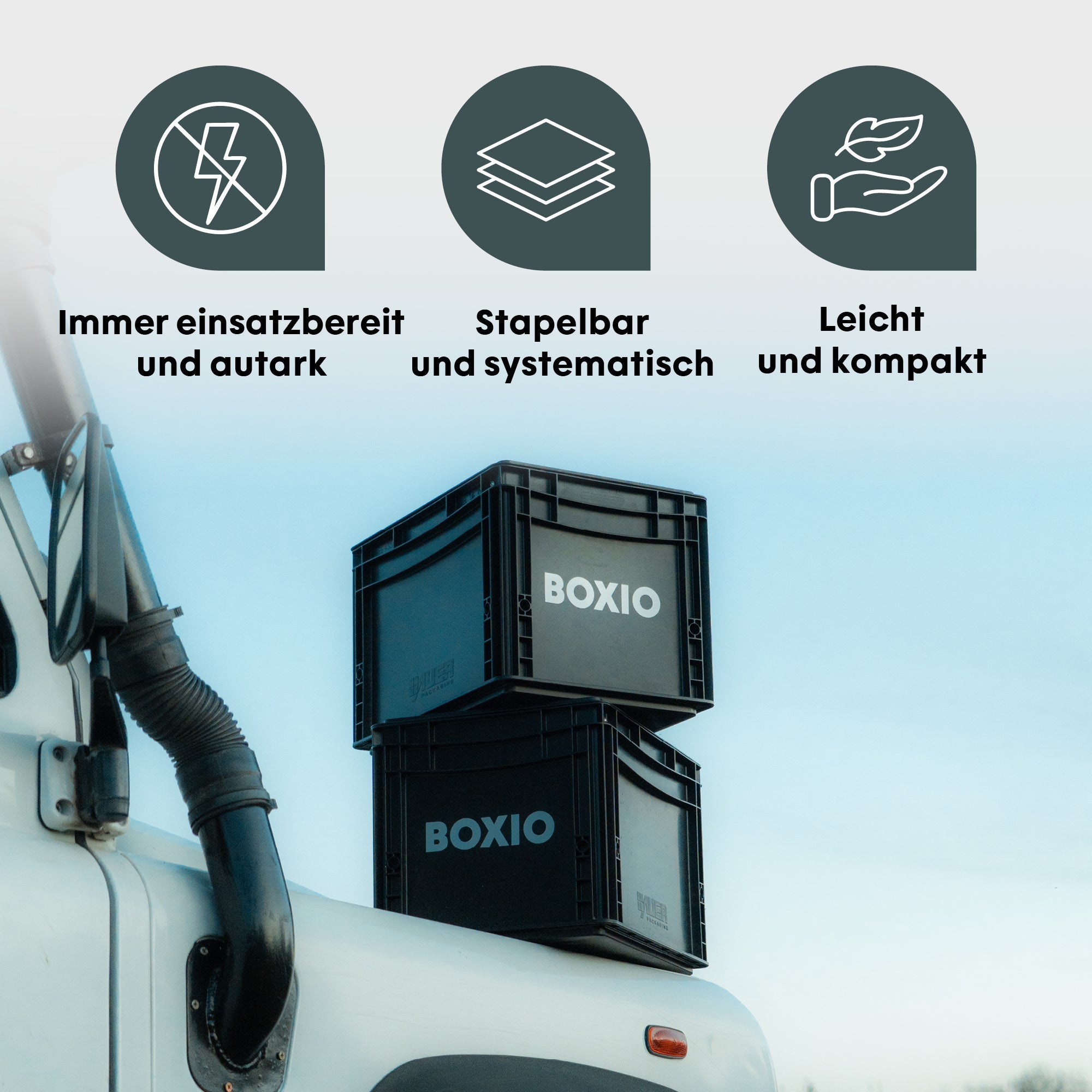 BOXIO SANITARY PLUS  | Mobiles Badezimmer mit TENT – Produktansicht 3