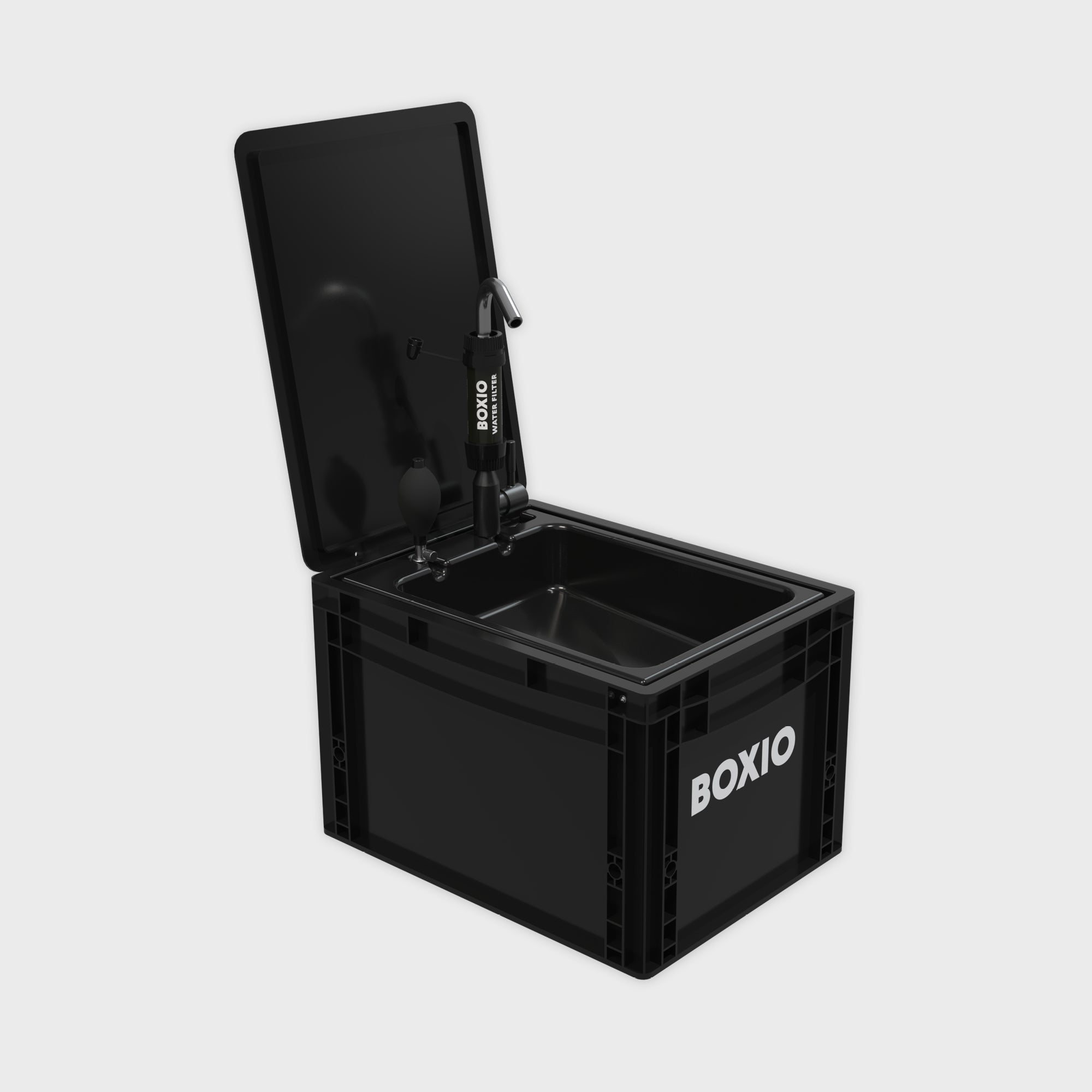 BOXIO WATER FILTER TAP I Adapter für WASH – Produktansicht 3