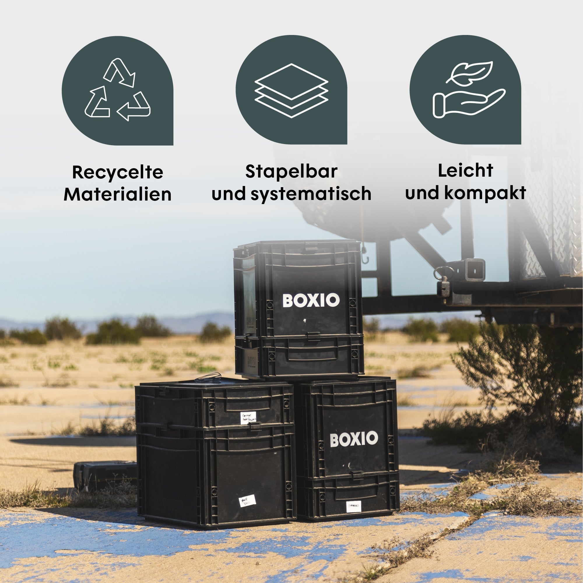 BOXIO – SOLO | Eurobox mit Deckel – Produktansicht 5