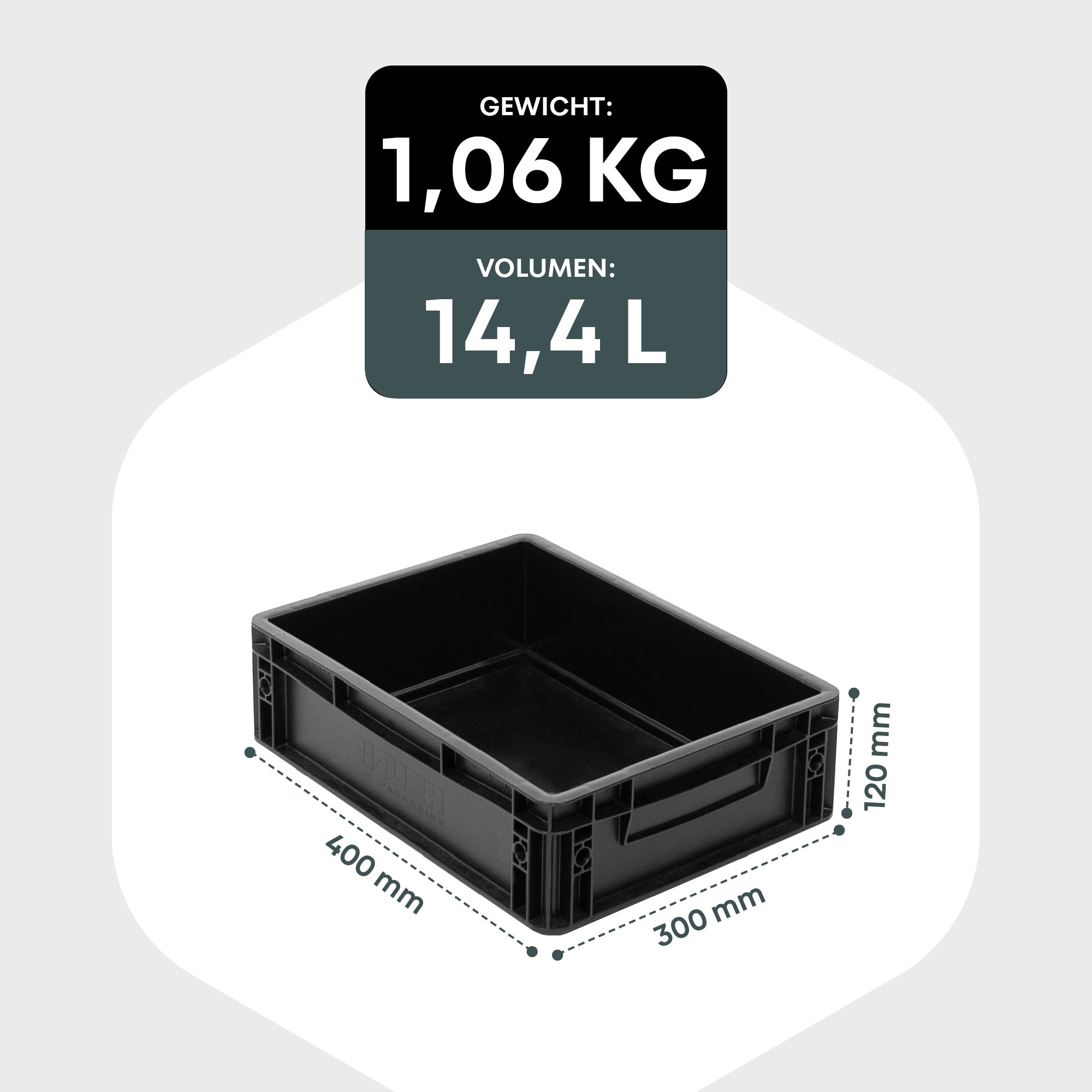 BOXIO - SOLO UP | Eurobox Sitzerhöhung – Produktansicht 3