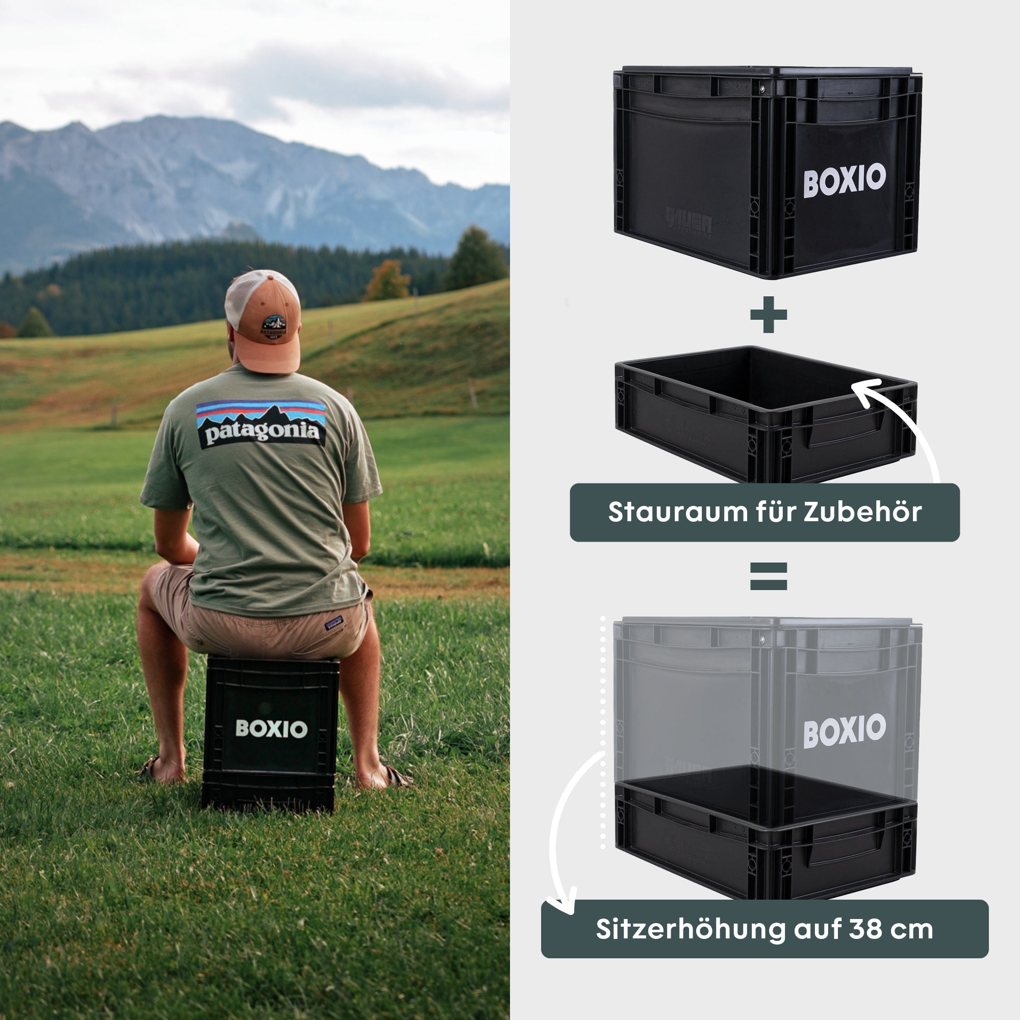 BOXIO - SOLO UP | Eurobox Sitzerhöhung – Produktansicht 6
