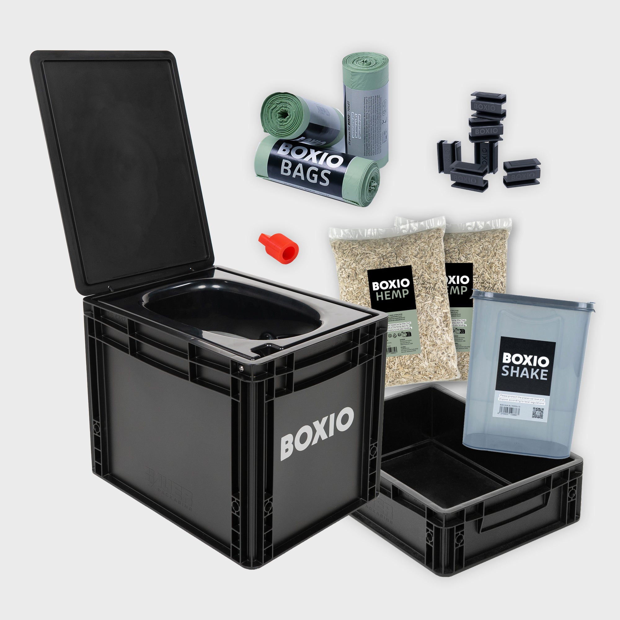 BOXIO TOILET XL Max+ I Trenntoilette Komplettset – Produktansicht 1