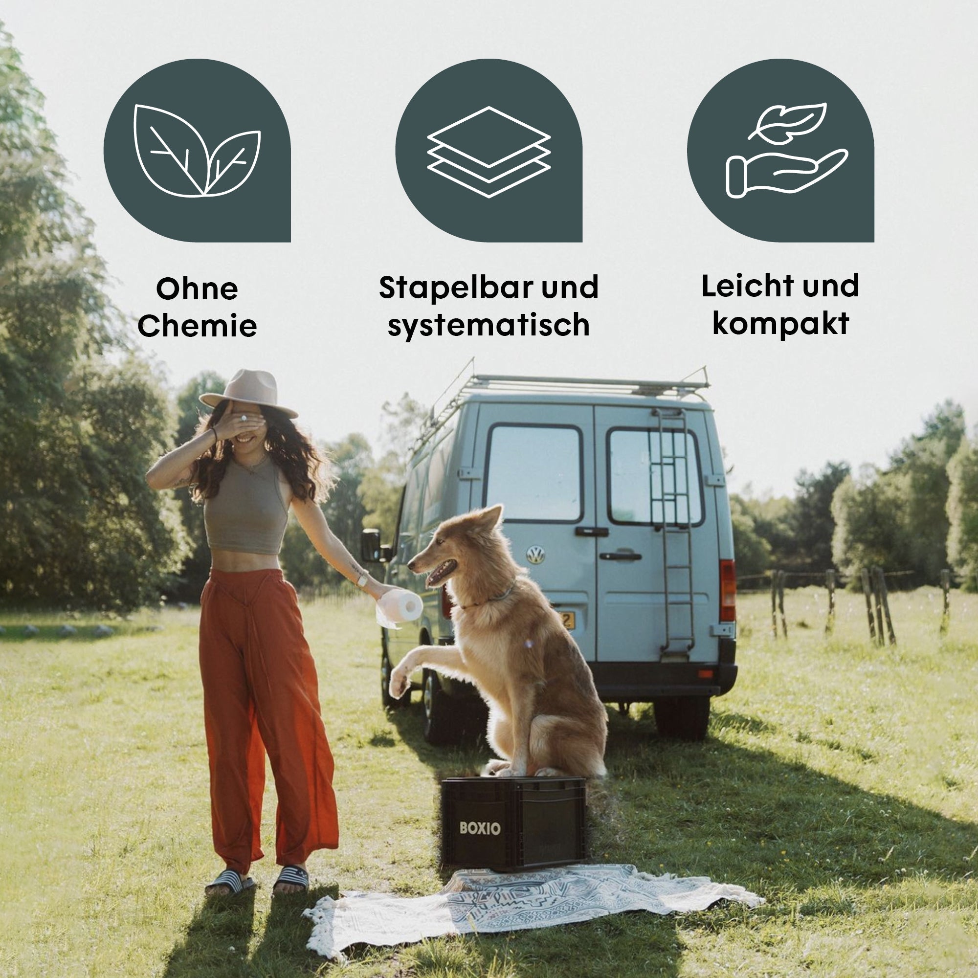 BOXIO TOILET XL PLUS | Trockentrenntoilette mit Starter-Set – Produktansicht 4