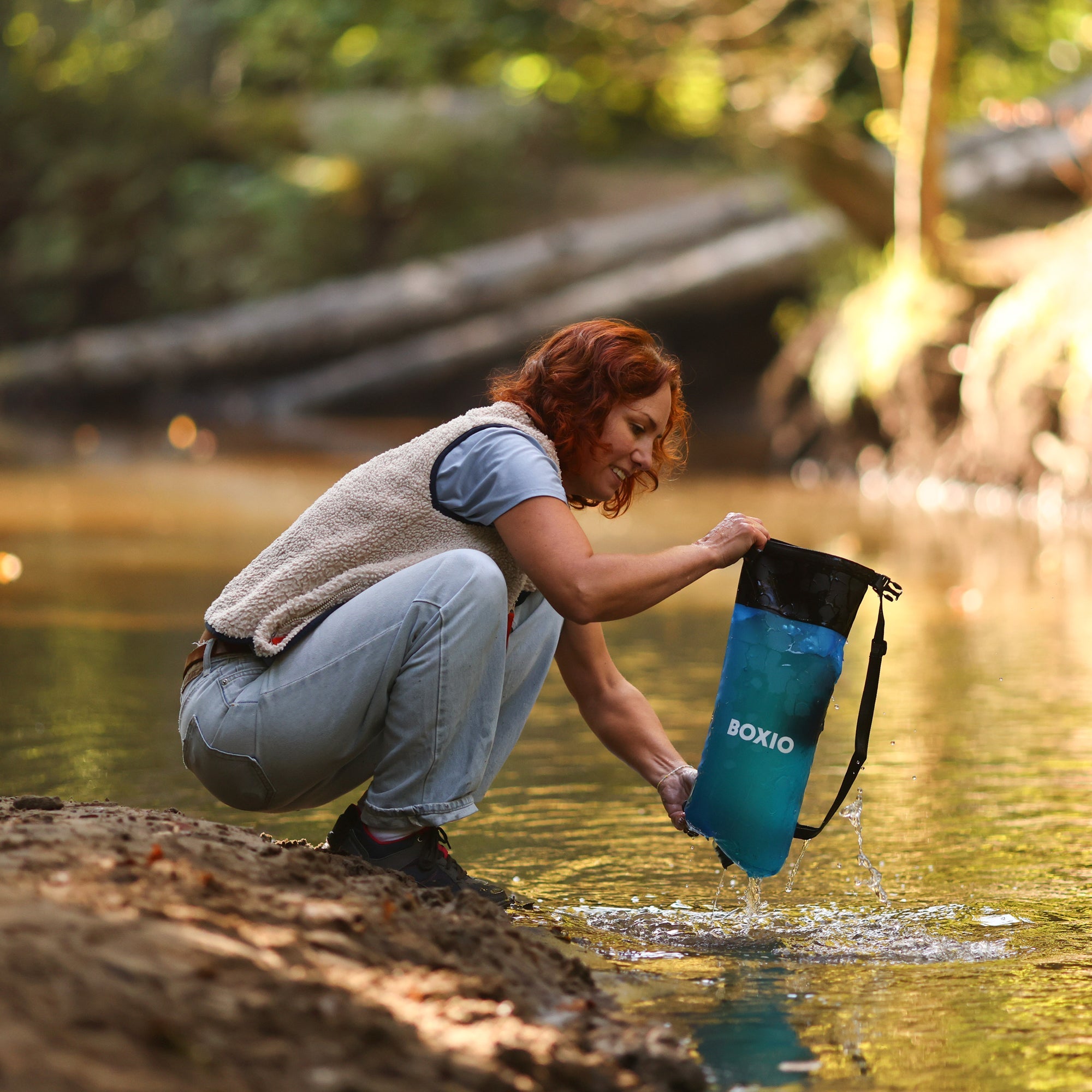 BOXIO WASH XL Max+ I XL-Campingwaschbecken mit Wasserfilter – Produktansicht 10