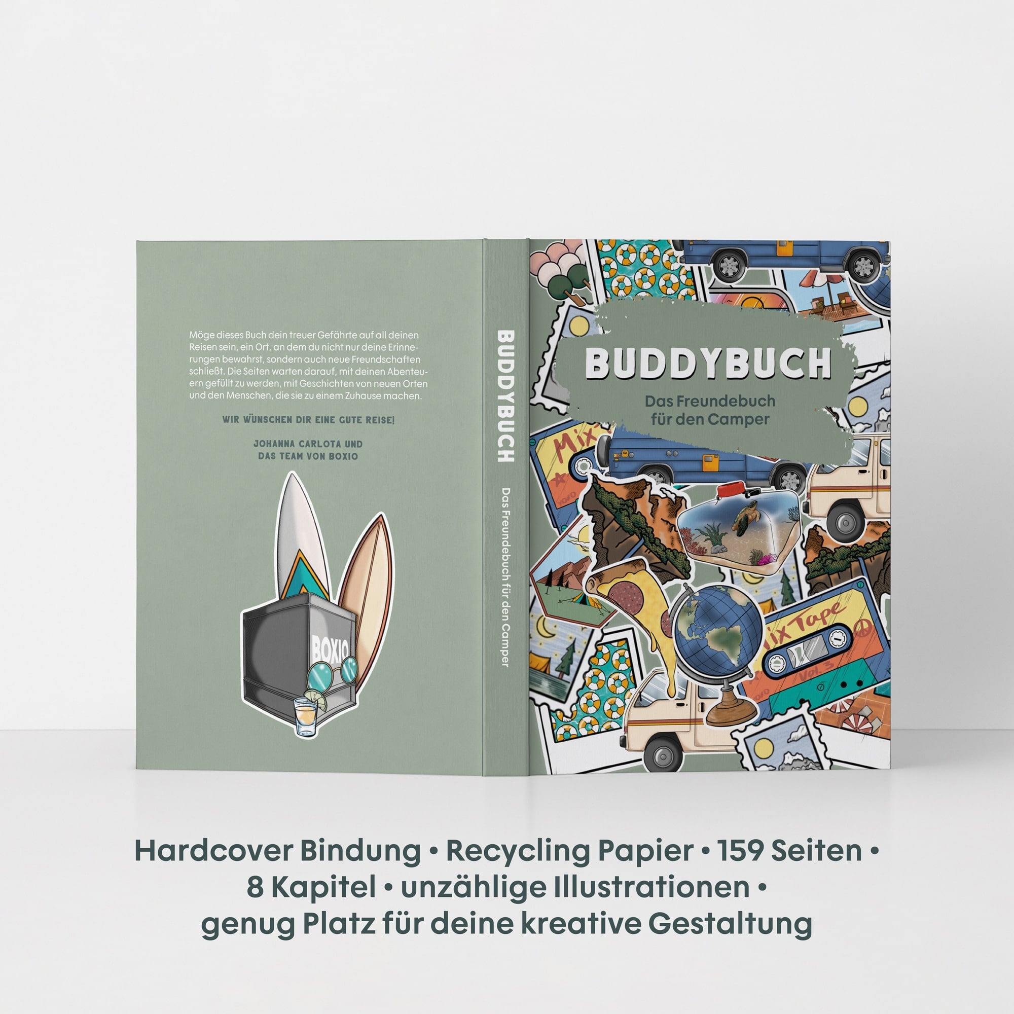 BOXIO - BUDDYBUCH | Freundebuch für Camper – Produktansicht 2