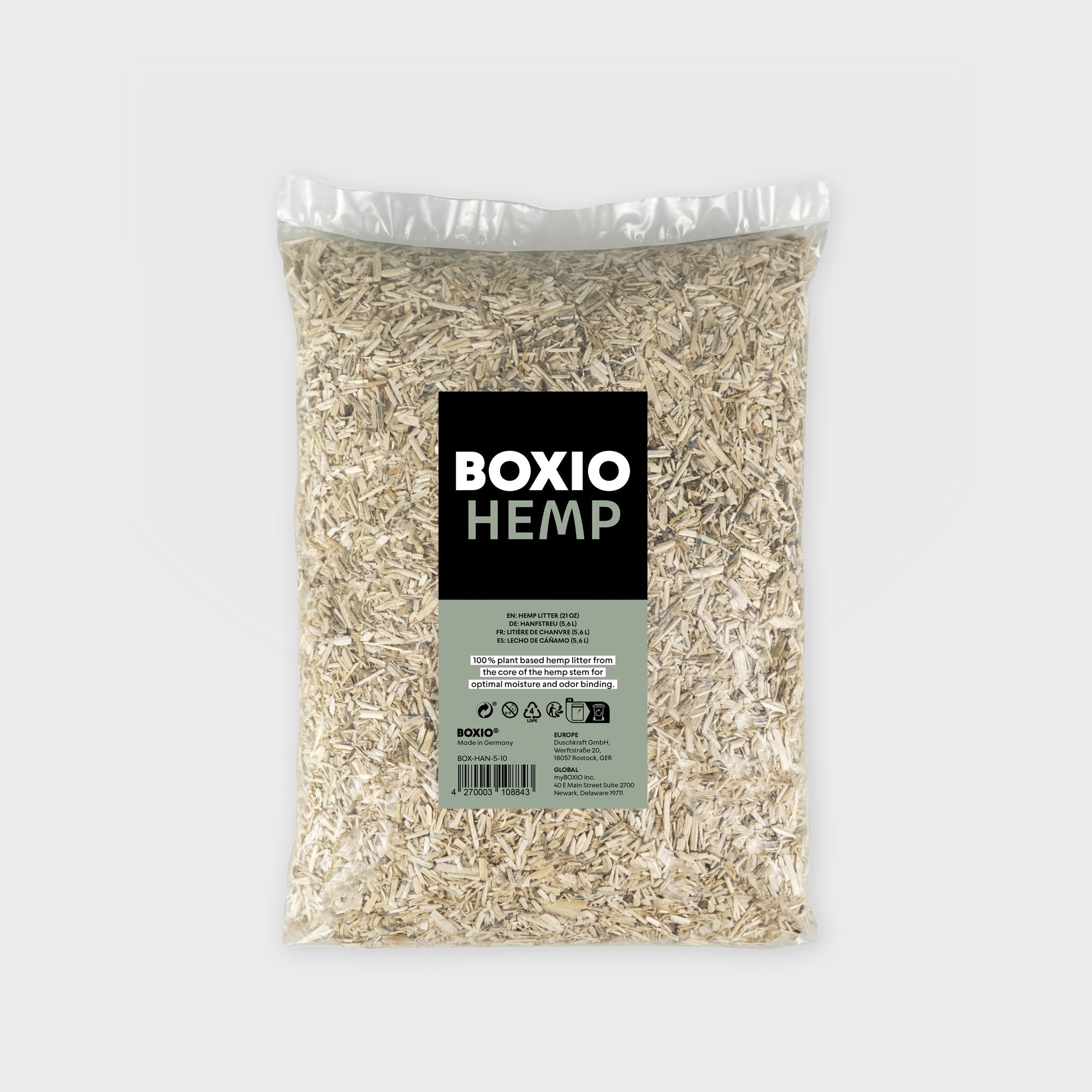 BOXIO - HEMP | Hanfstreu – Produktansicht 1