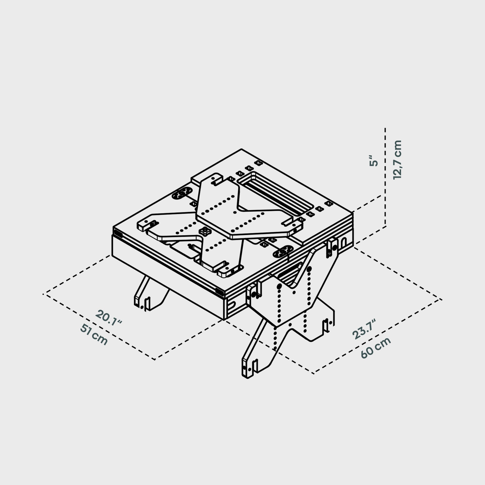 BOXIO RACK BED BUNDLE XS I Modulares Campingbett – Produktansicht 2