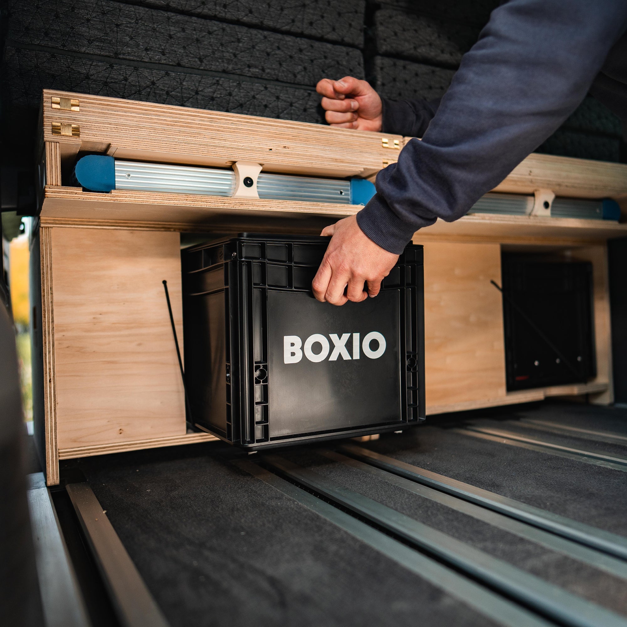 BOXIO RACK BOX + BED L I Modulare Campingbox – Produktansicht 11