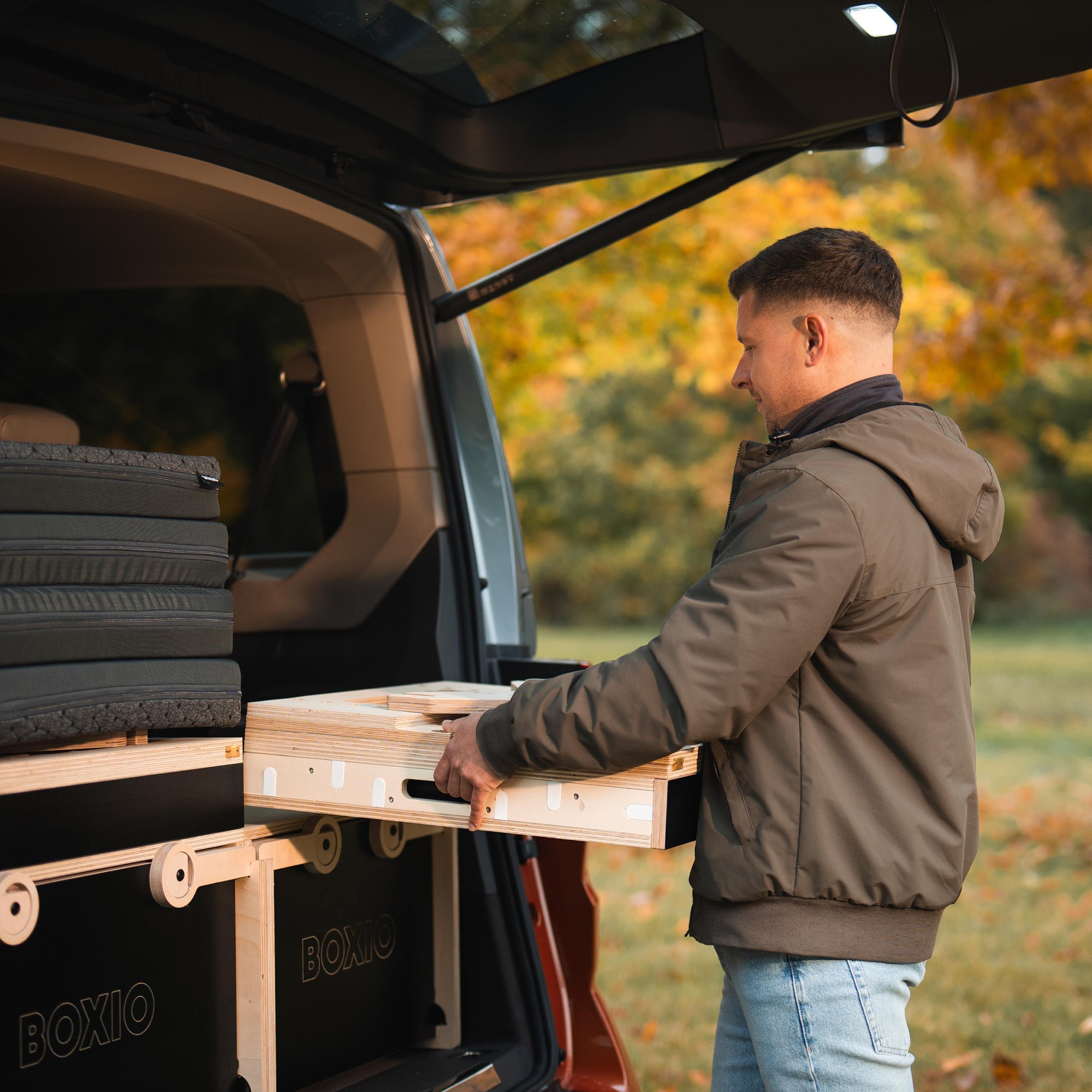 BOXIO RACK BOX + BED BUNDLE M I Modulare Campingbox – Produktansicht 12