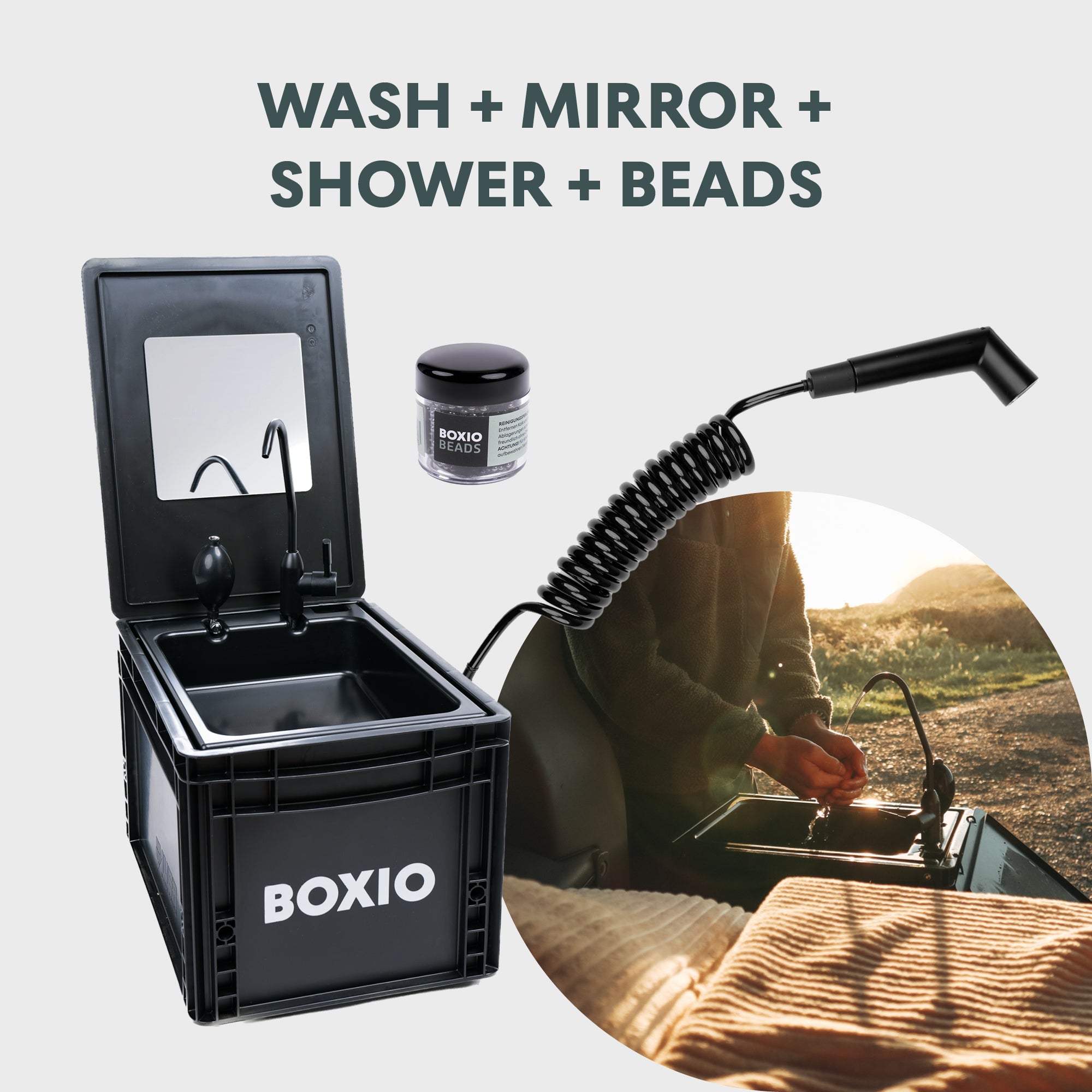 BOXIO SANITARY | Mobiles Badezimmer – Produktansicht 4