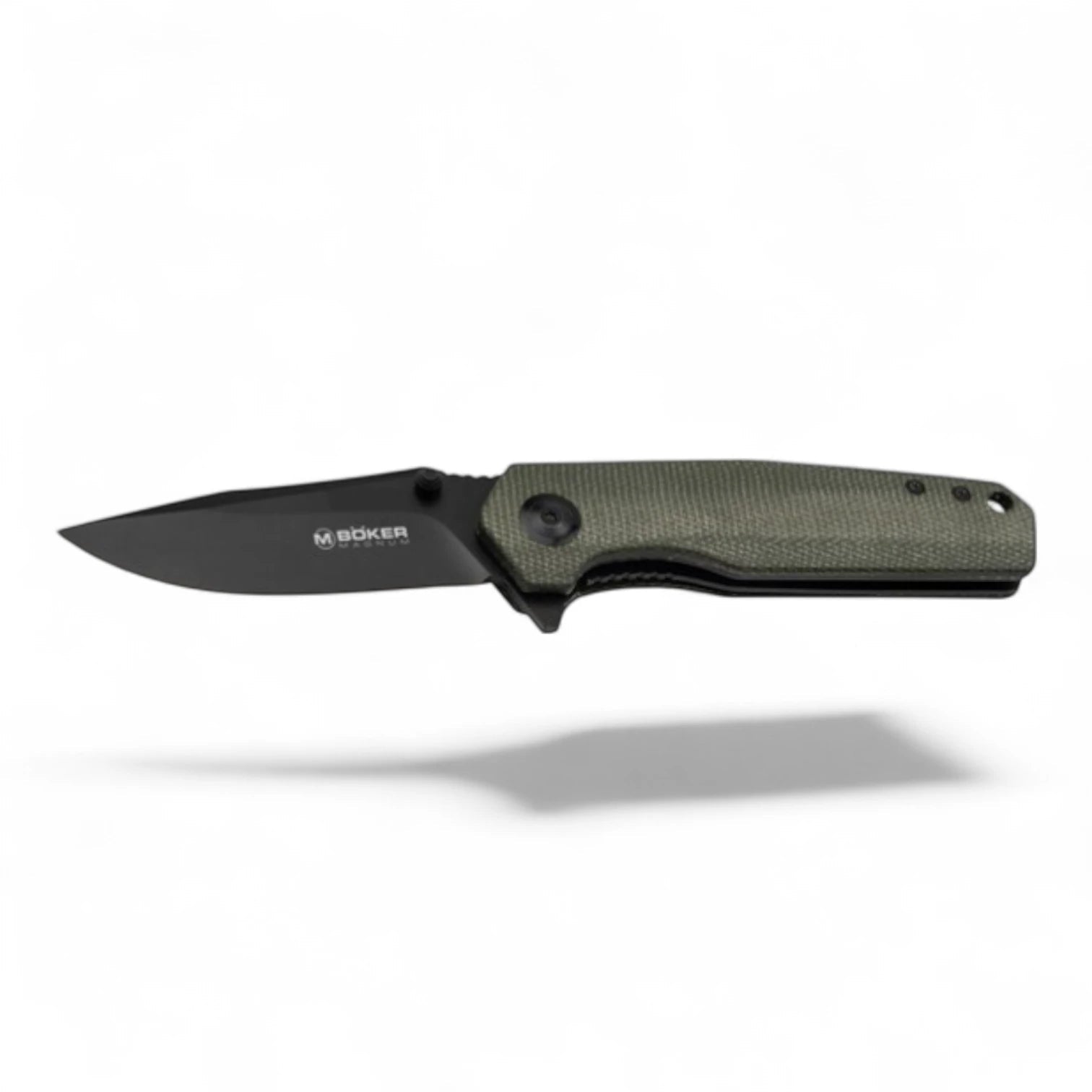BökerBöker Field Flipper – Einhandmesser mit Micarta & 440A Stahl - Black Raptor
