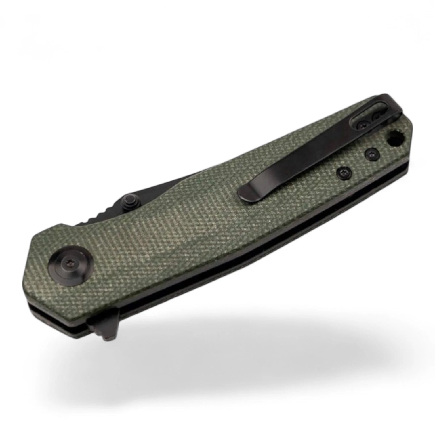 BökerBöker Field Flipper – Einhandmesser mit Micarta & 440A Stahl - Black Raptor