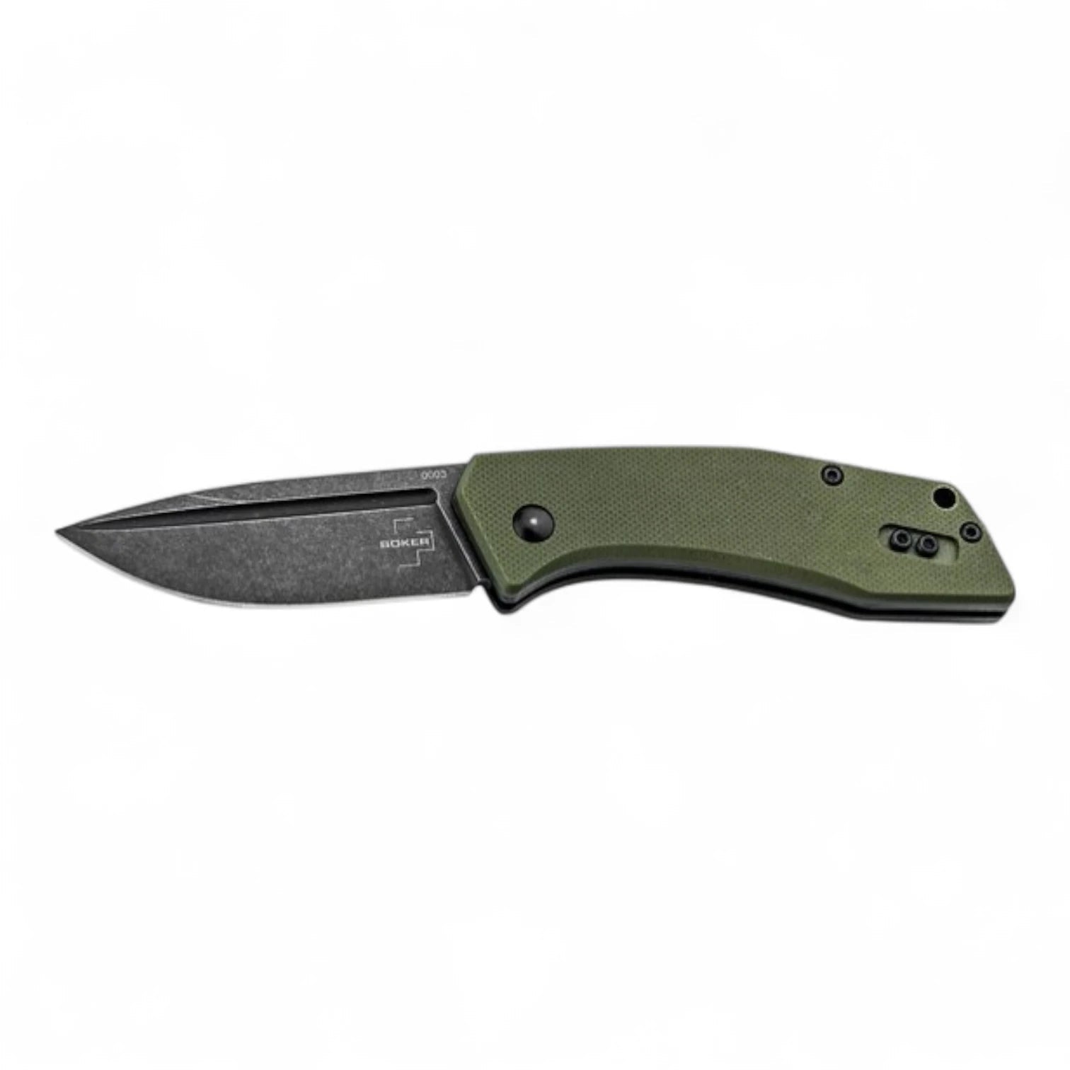 BökerBöker Plus Worldwide 2.0 – EDC Taschenmesser mit G10 Griff - Black Raptor