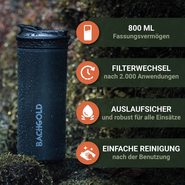 BachgoldBachgold Selfpress Wasserfilter XL - Black Raptor
