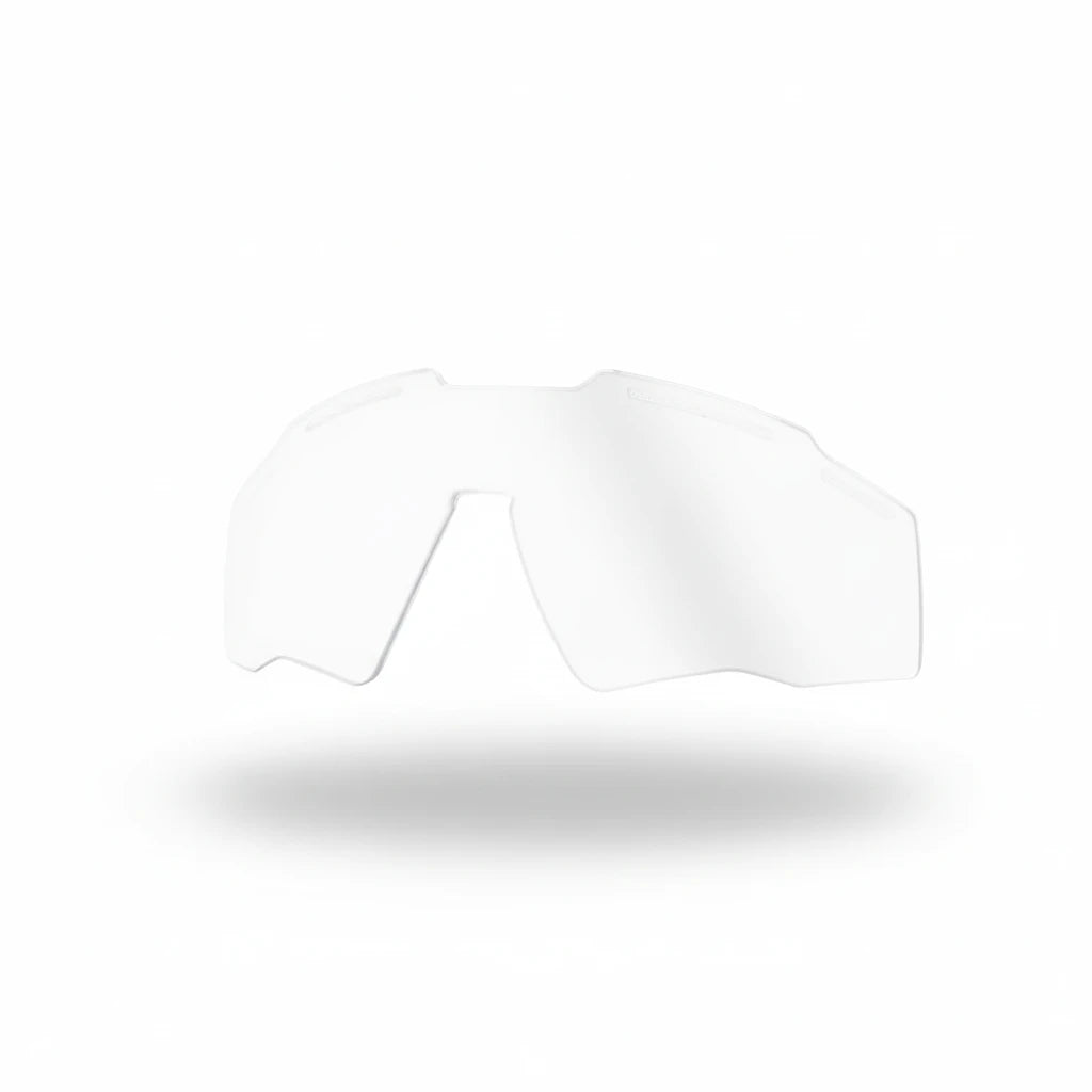 Transparente, kratzfeste Ersatzlinse mit ergonomischer, halb rahmenloser Form für GATORZ Blastshield B2 Schutzbrille.