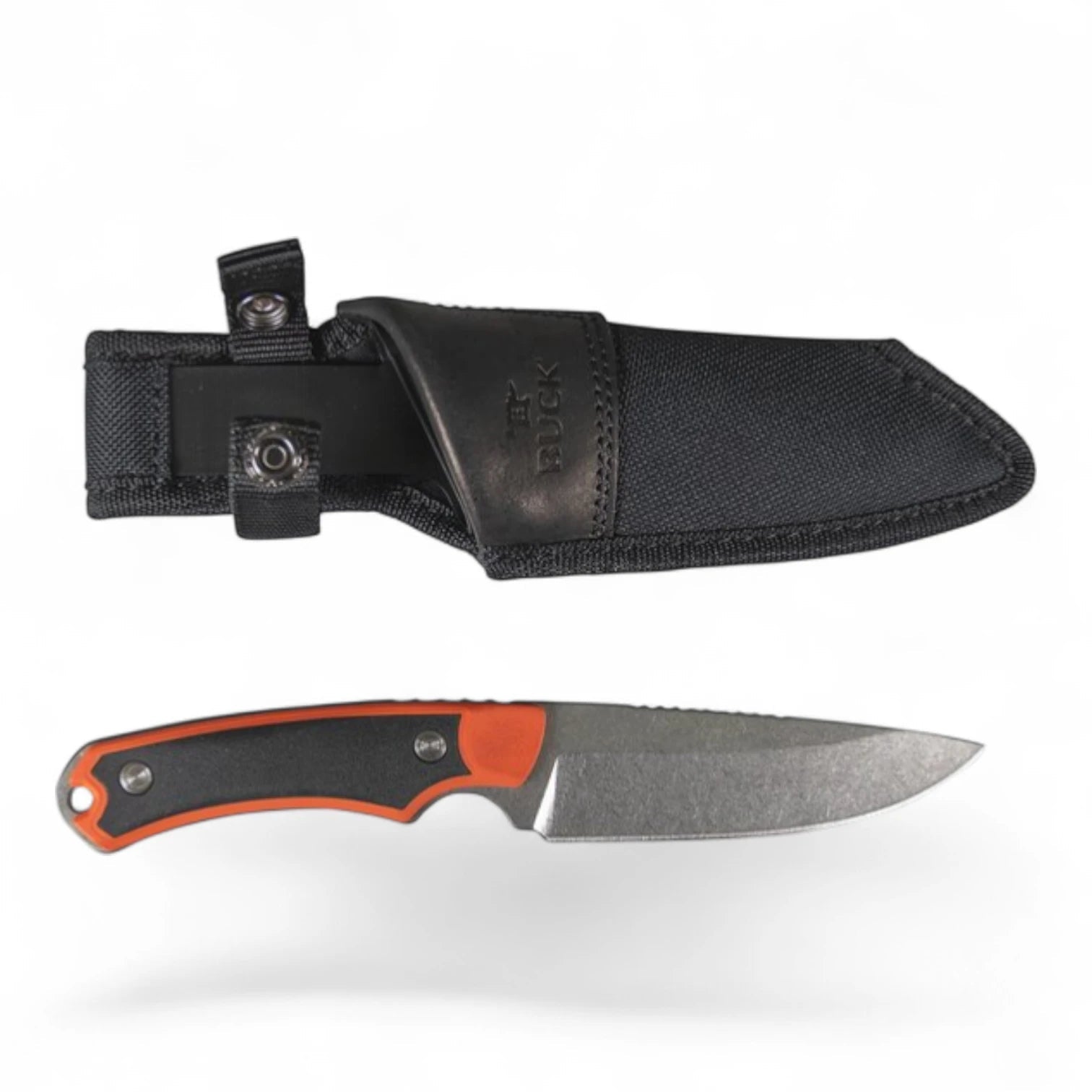 BuckBuck 663 Alpha Guide Select – Robustes Jagdmesser mit 420HC Stahl - Black Raptor
