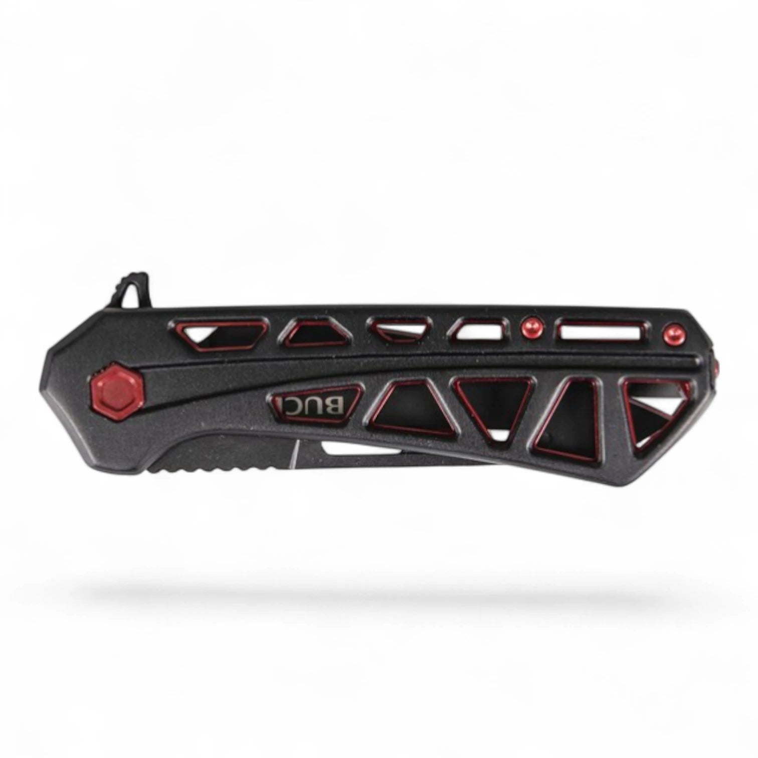 BuckBuck 811 Trace Ops – Taktisches Taschenmesser mit Tanto - Klinge - Black Raptor