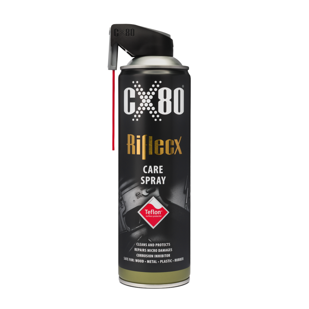 RifleCX Care Spray 500 ml – offizielle Herstellerabbildung der Aerosoldose