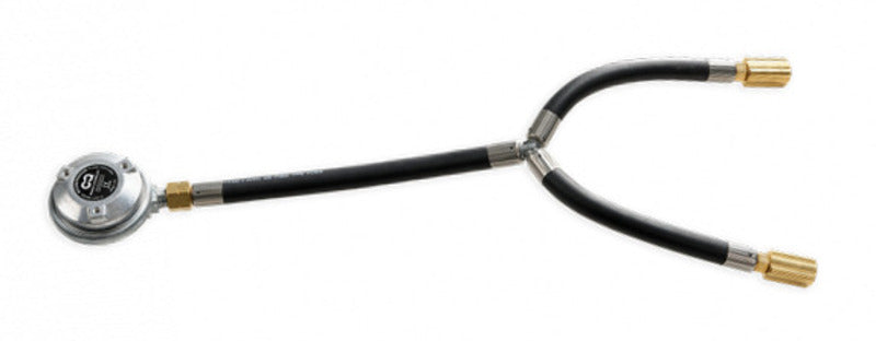NomadiQ BBQ Y-Gasschlauch mit Gasdruckregler – 30 mbar