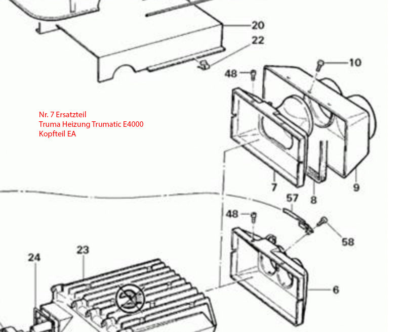 Truma Trumatic E4000 Kopfteil EA