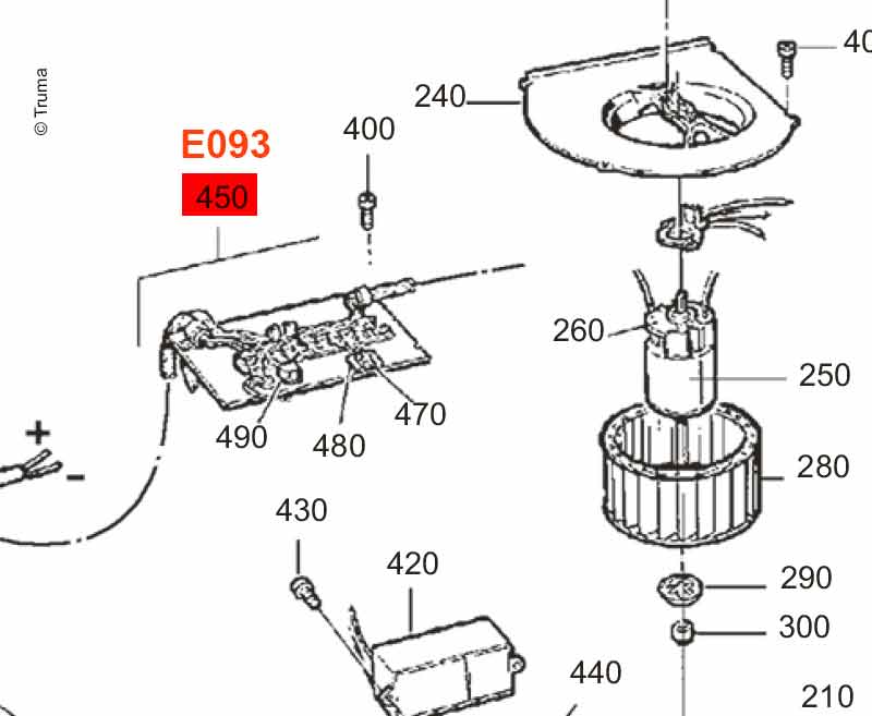 Truma E4000 Kabelbaum – 12 V