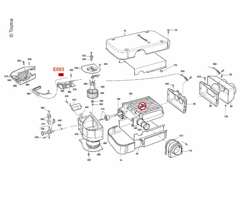 Truma E4000 Kabelbaum – 12 V