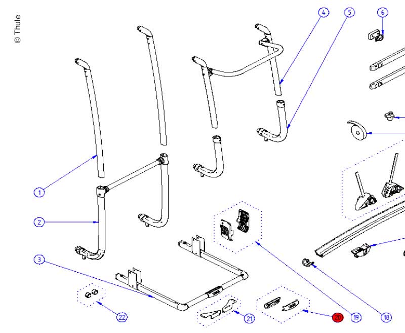 Thule Excellent Plattformgriff